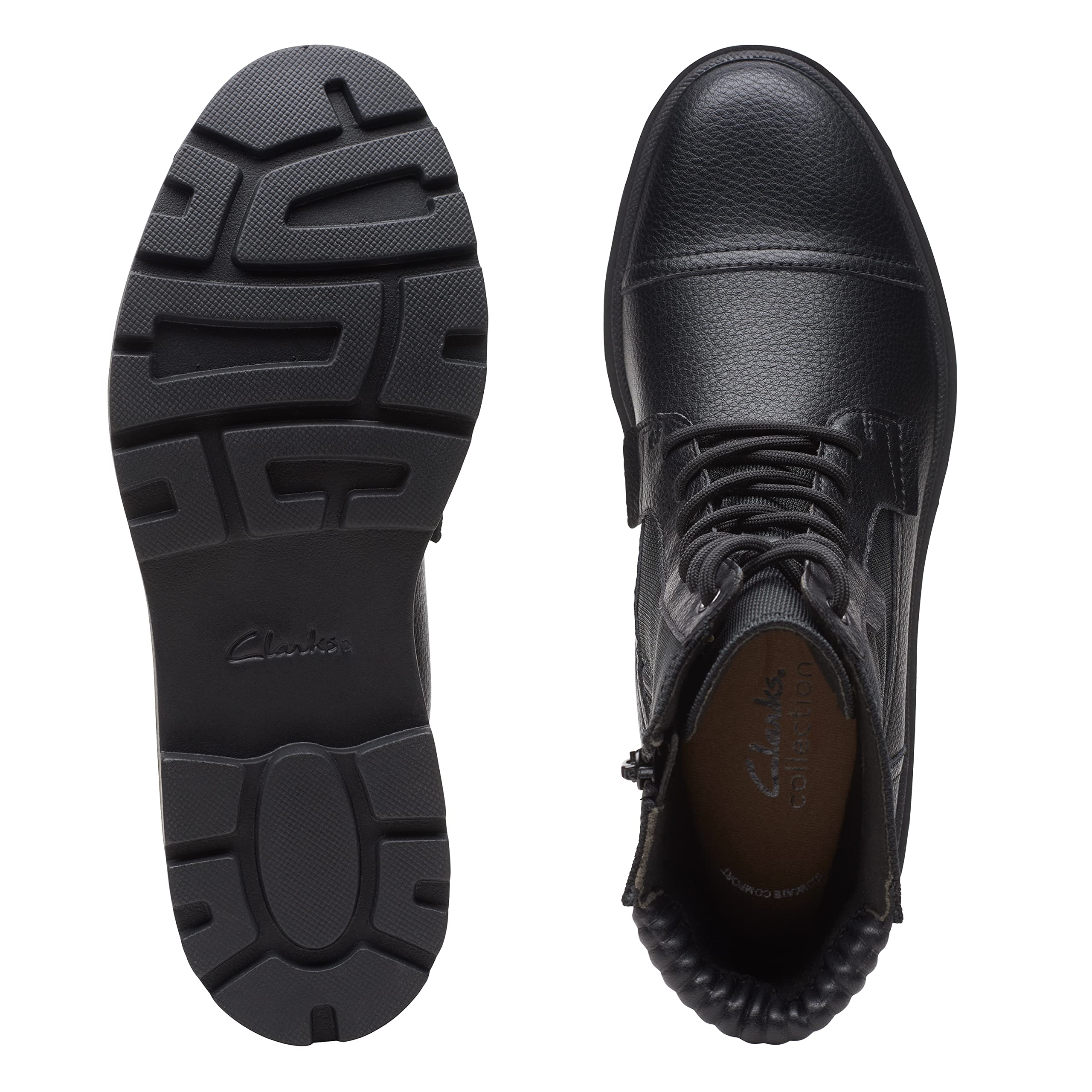 Clarks Originals Calla Charm Women's Black Leather Boots