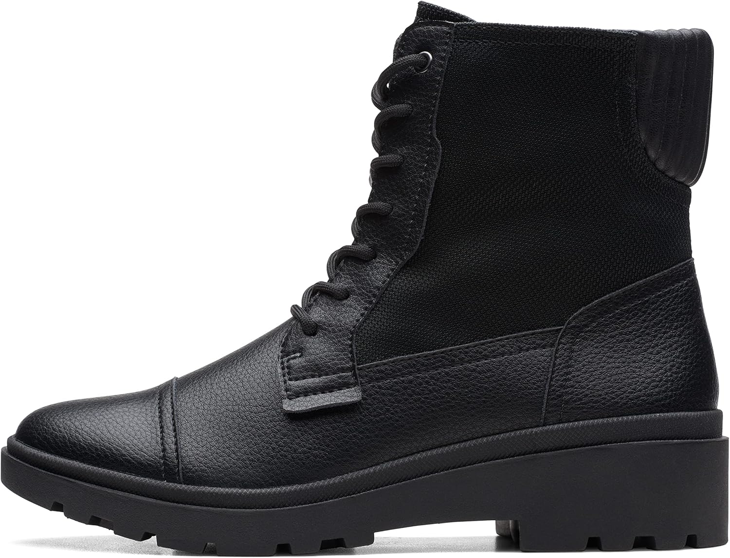 Clarks Calla Charm Women's Black Leather Boots 26169437