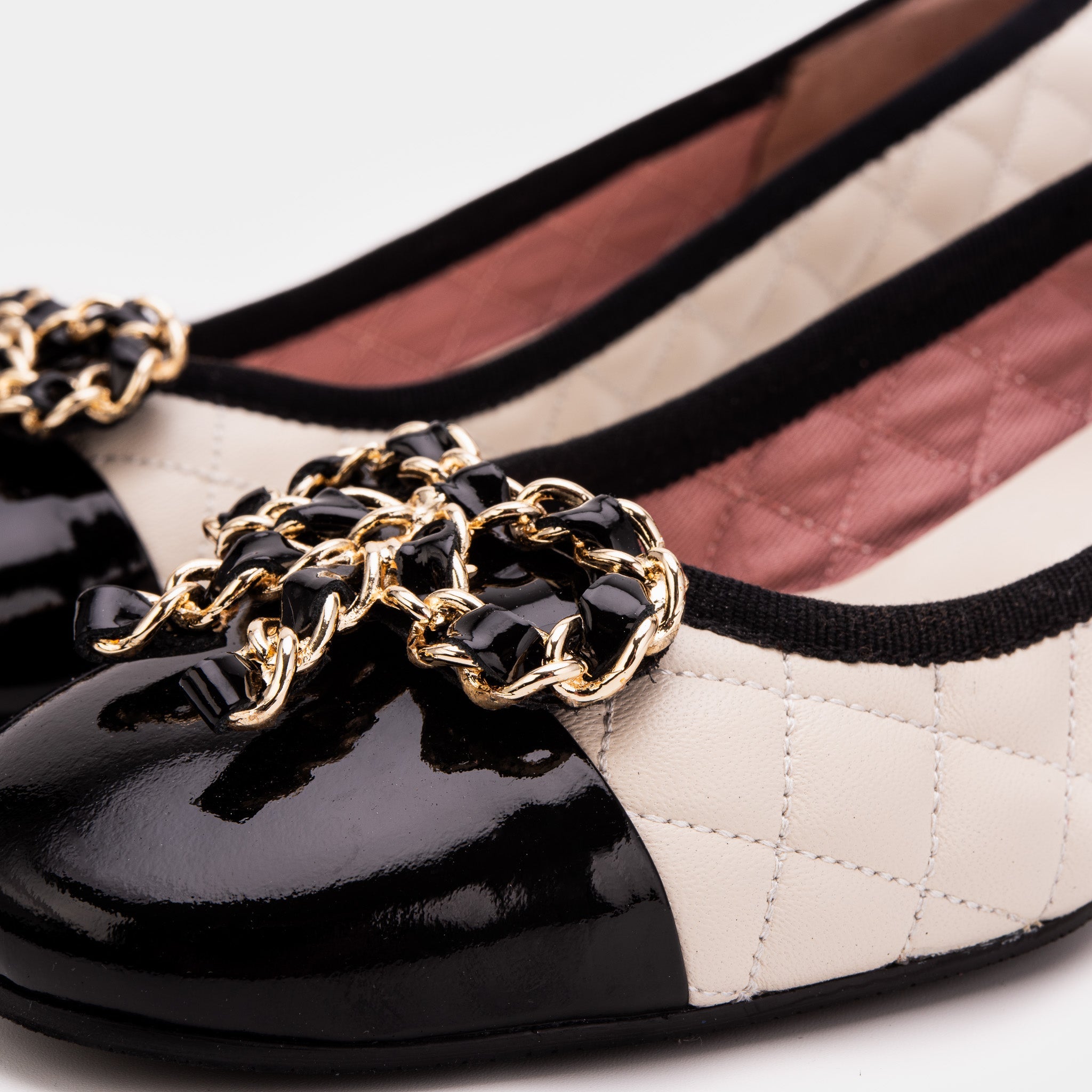 The Bellarose Ivory Quilted Leather Women Heel