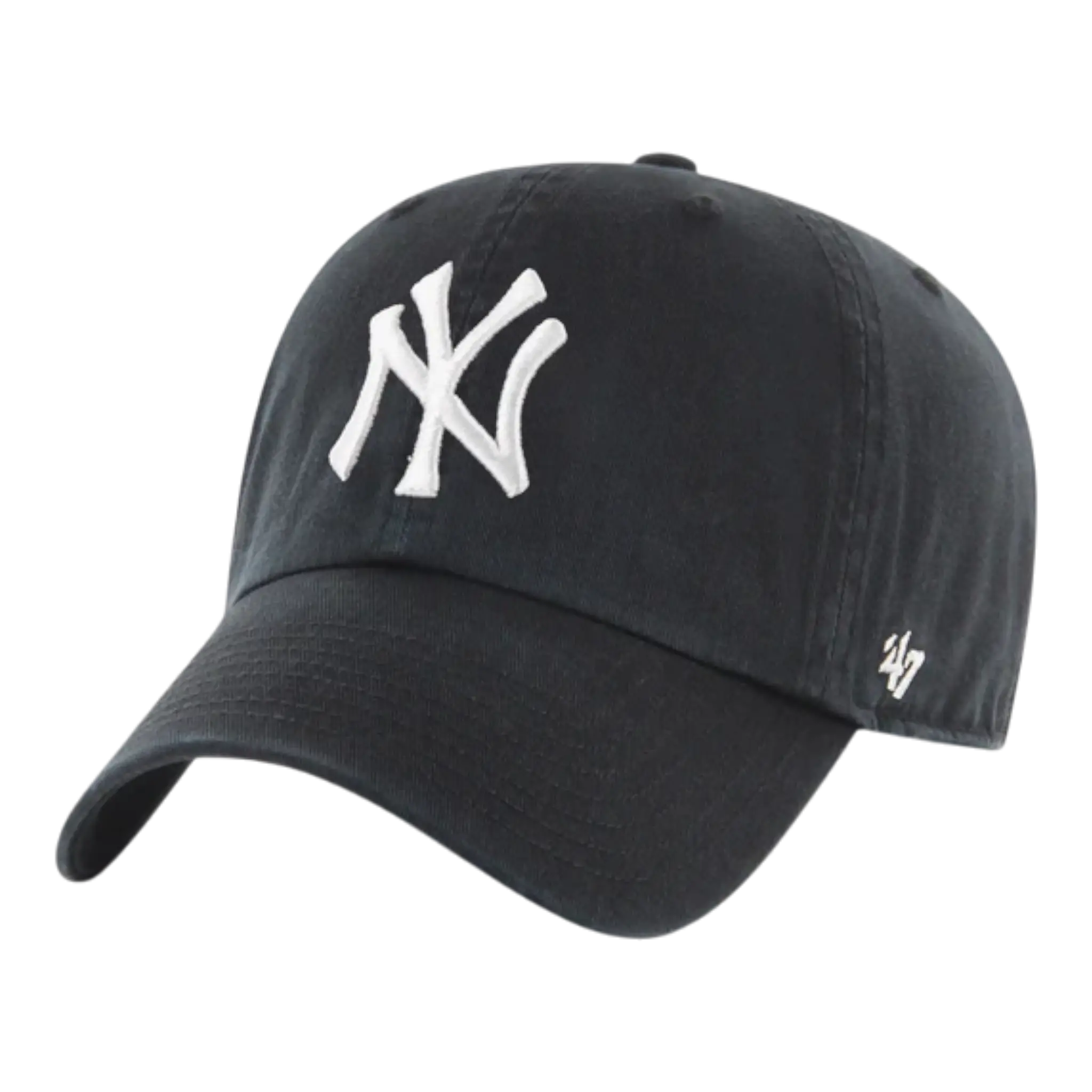 47 Brand New York Yankees Clean Up Adjustable Strapback Black