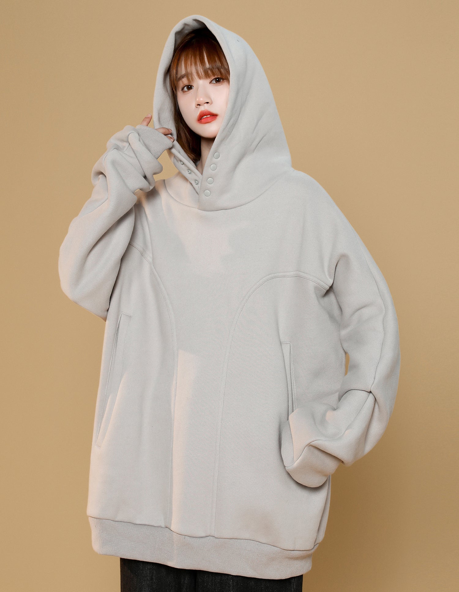 Niepce Women's Casual Hidden Hoodie