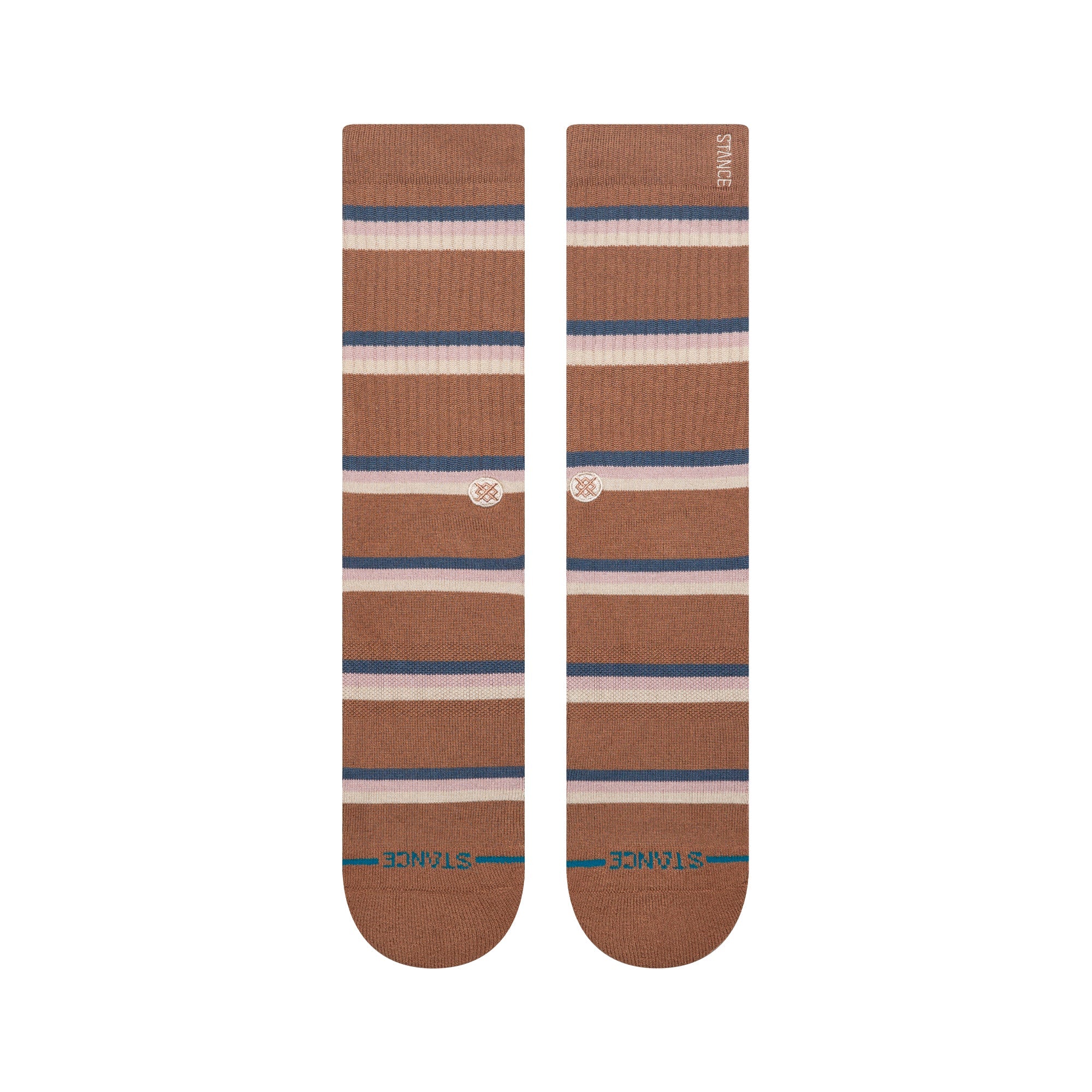 Stance Strata Butter Blend Crew Socks - Brown