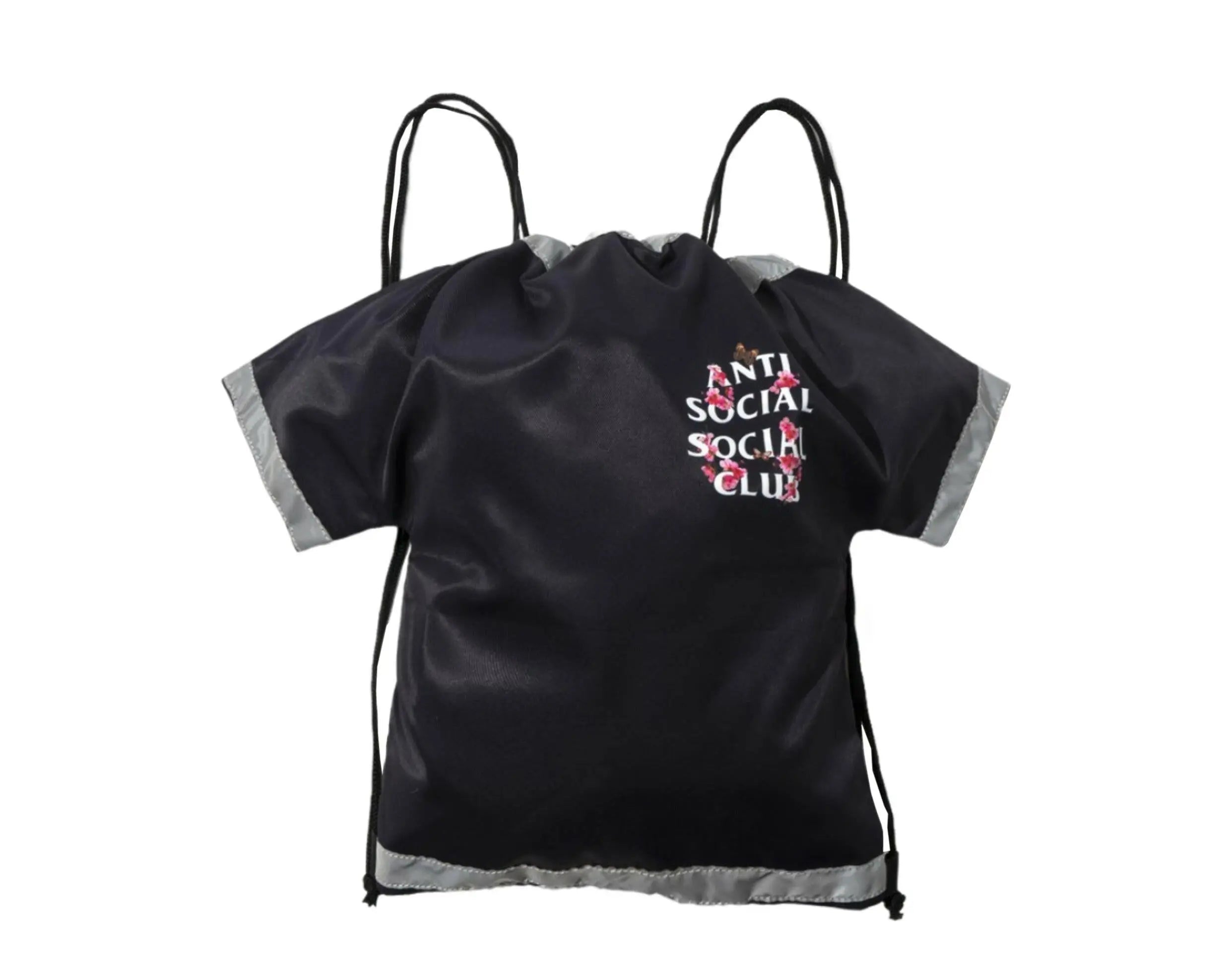 Anti Social Social Club Cute Af Drawstring Bag Black