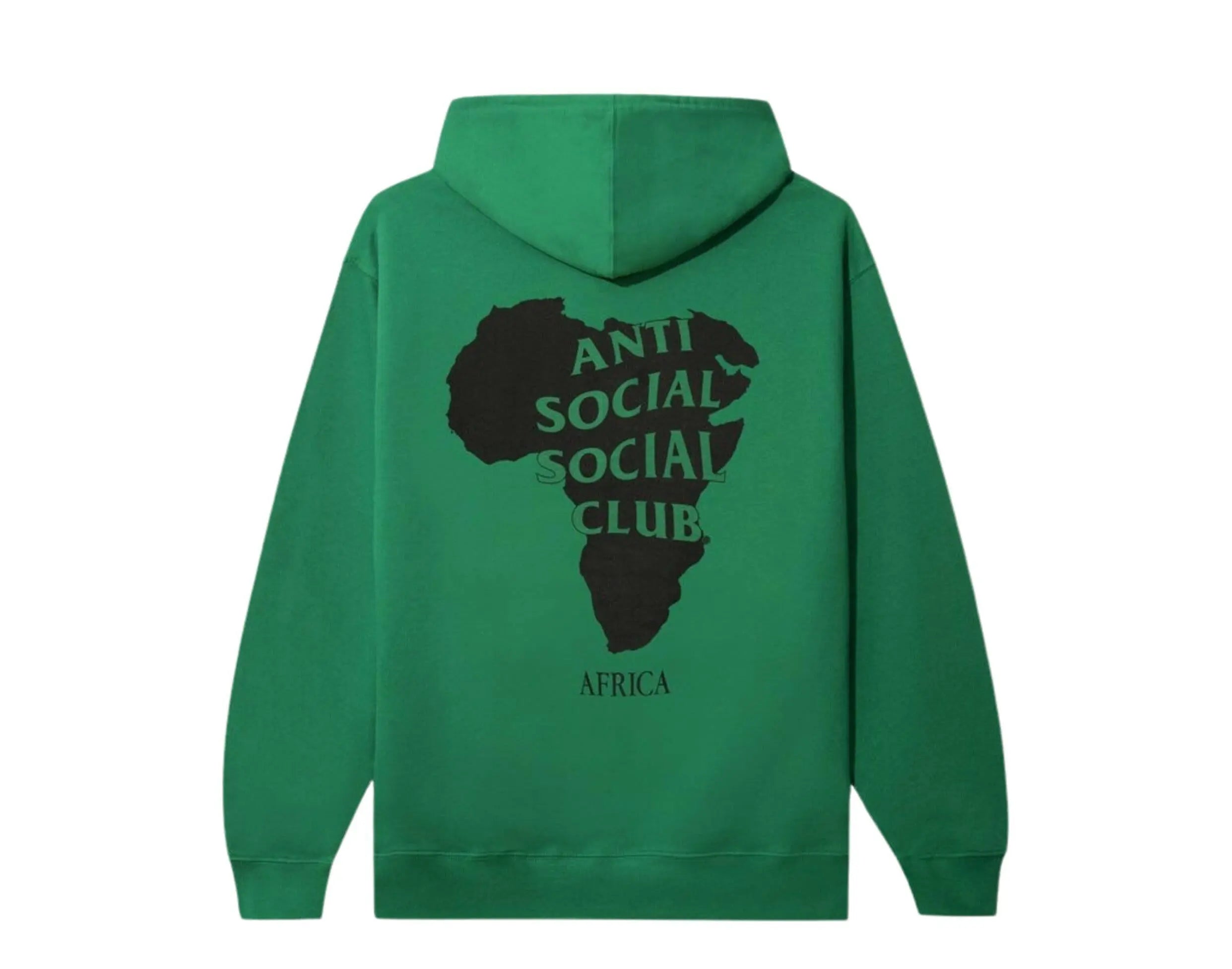 Anti Social Social Club Africa Men Hoodie Green