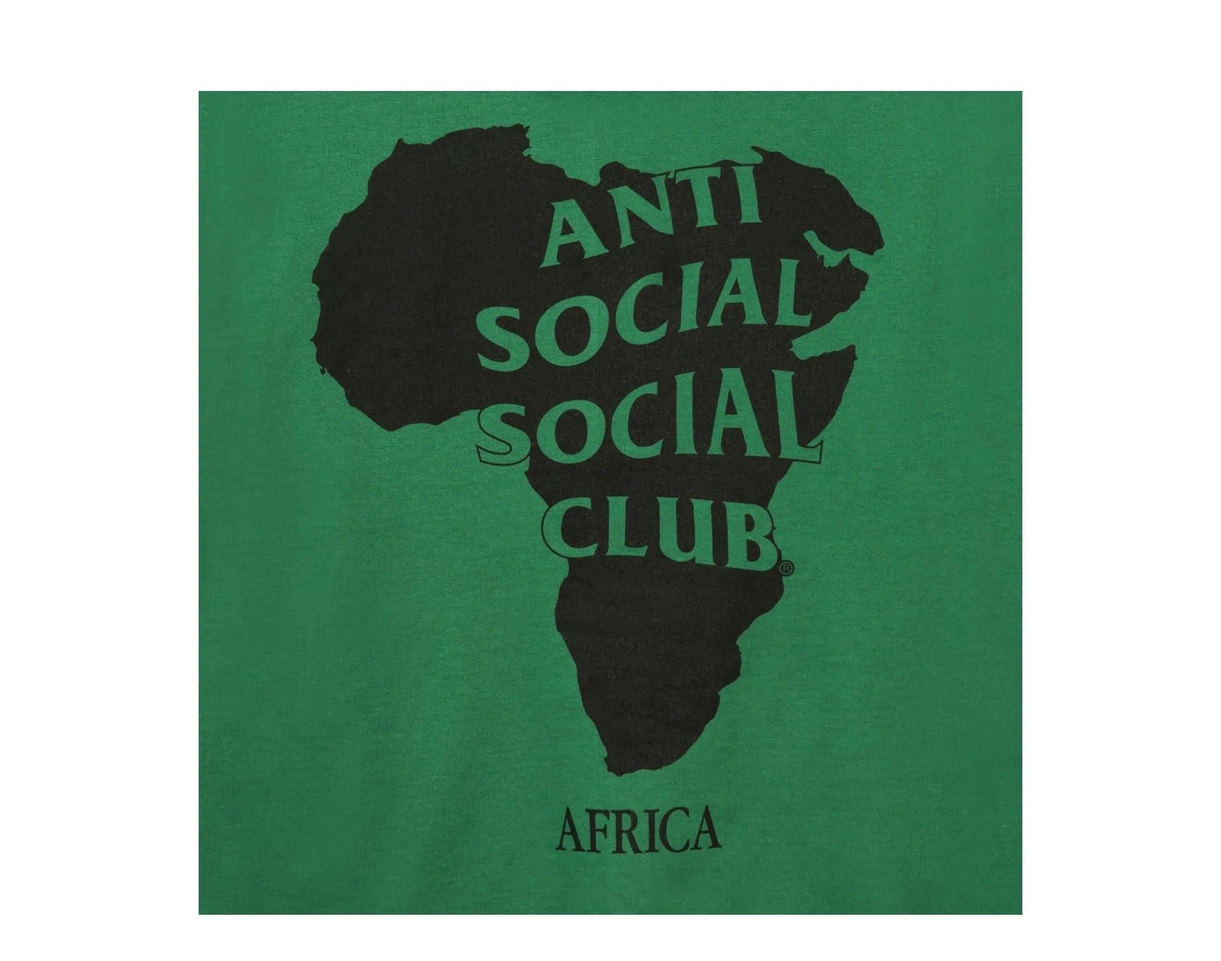 Anti Social Social Club Africa Men Hoodie Green