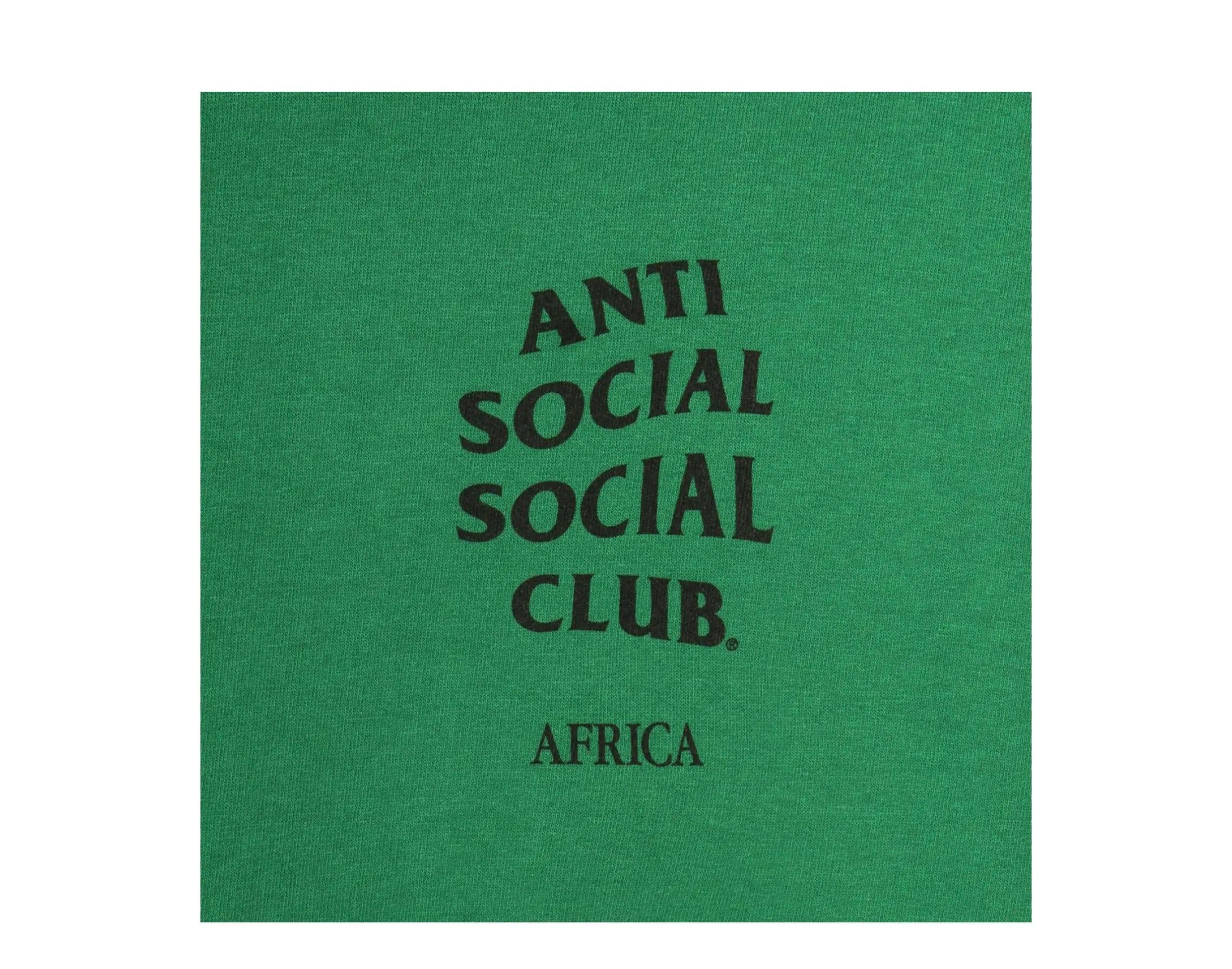 Anti Social Social Club Africa Men Hoodie Green