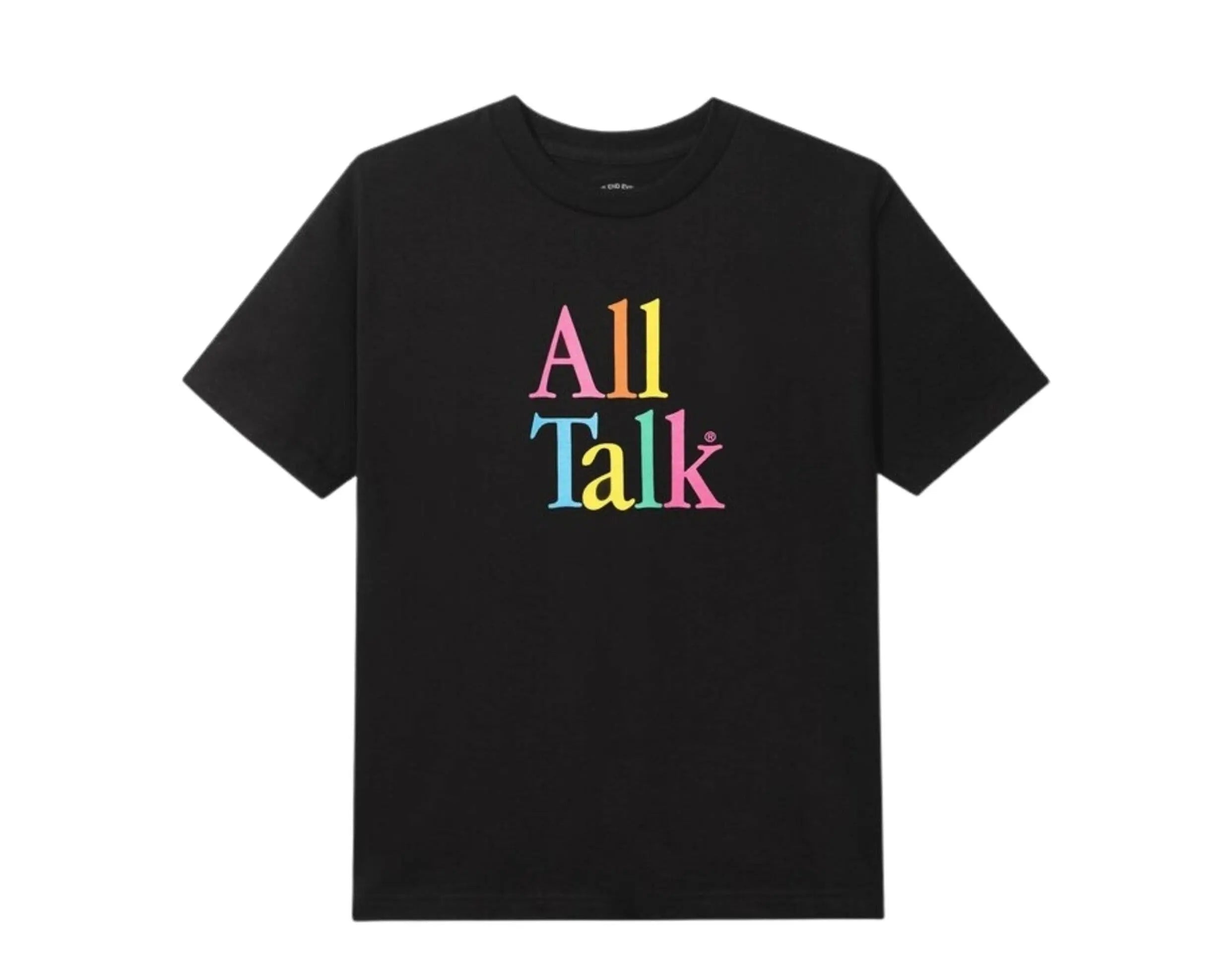 Anti Social Social Club All Talk Men's Cotton Jersey Black