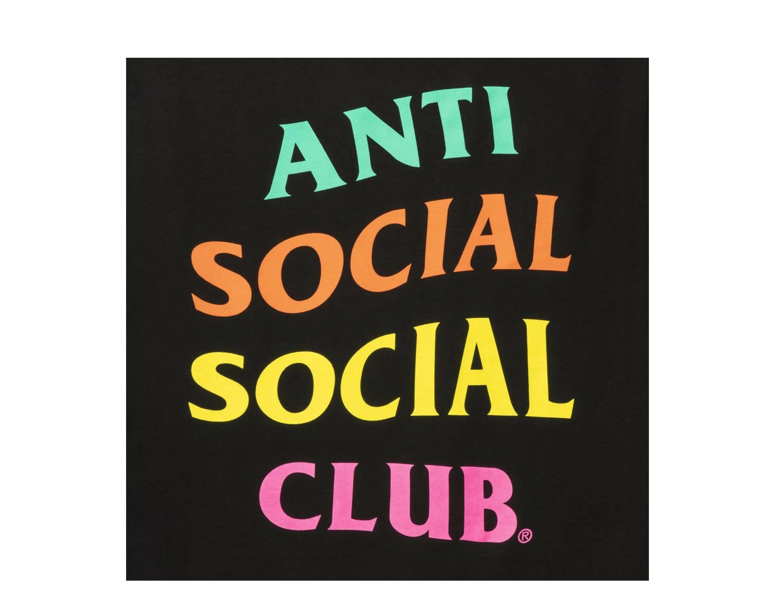 Anti Social Social Club All Talk Men's Cotton Jersey Black