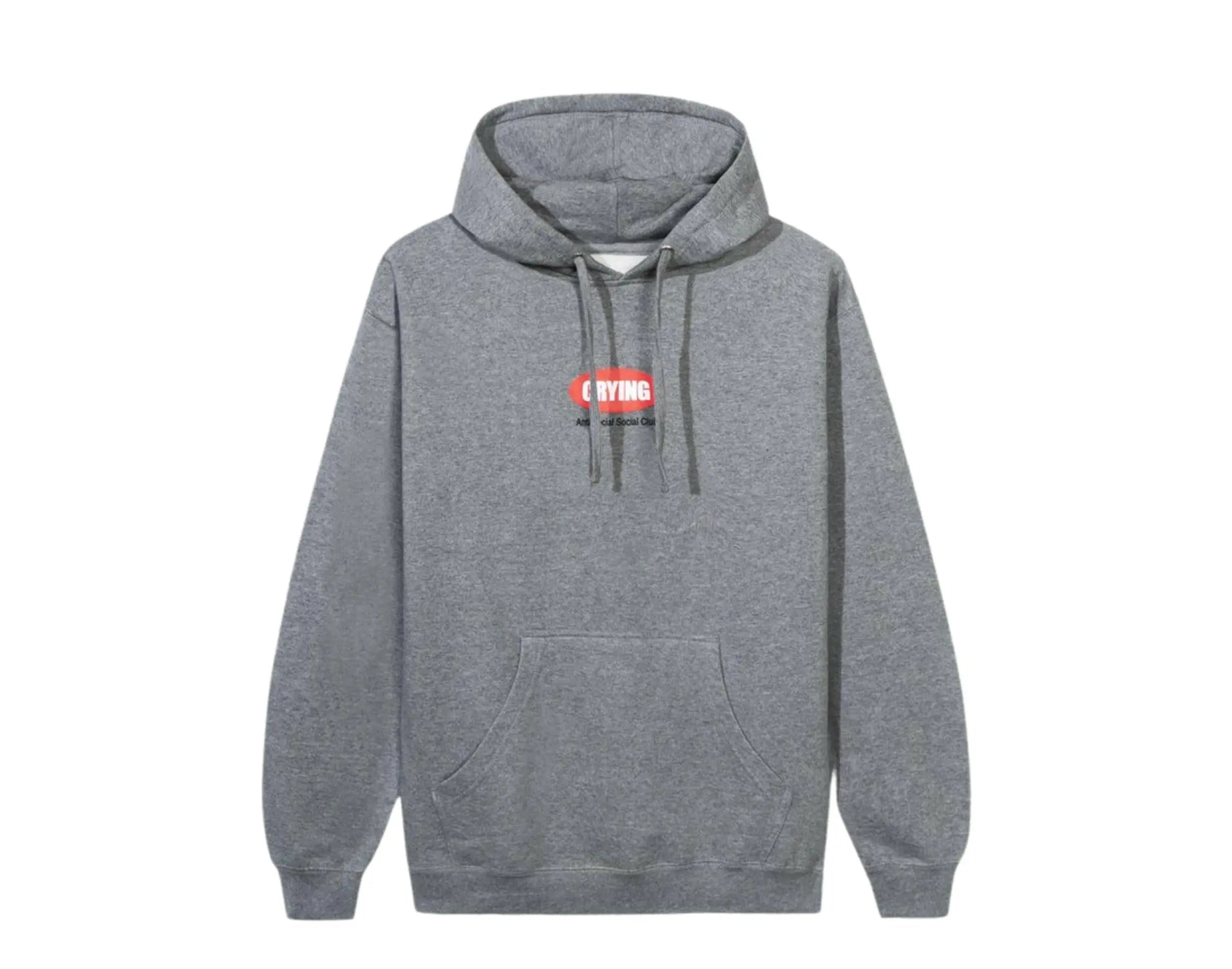 Anti Social Social Club Toy With Me Men's Cotton Fleece Grey