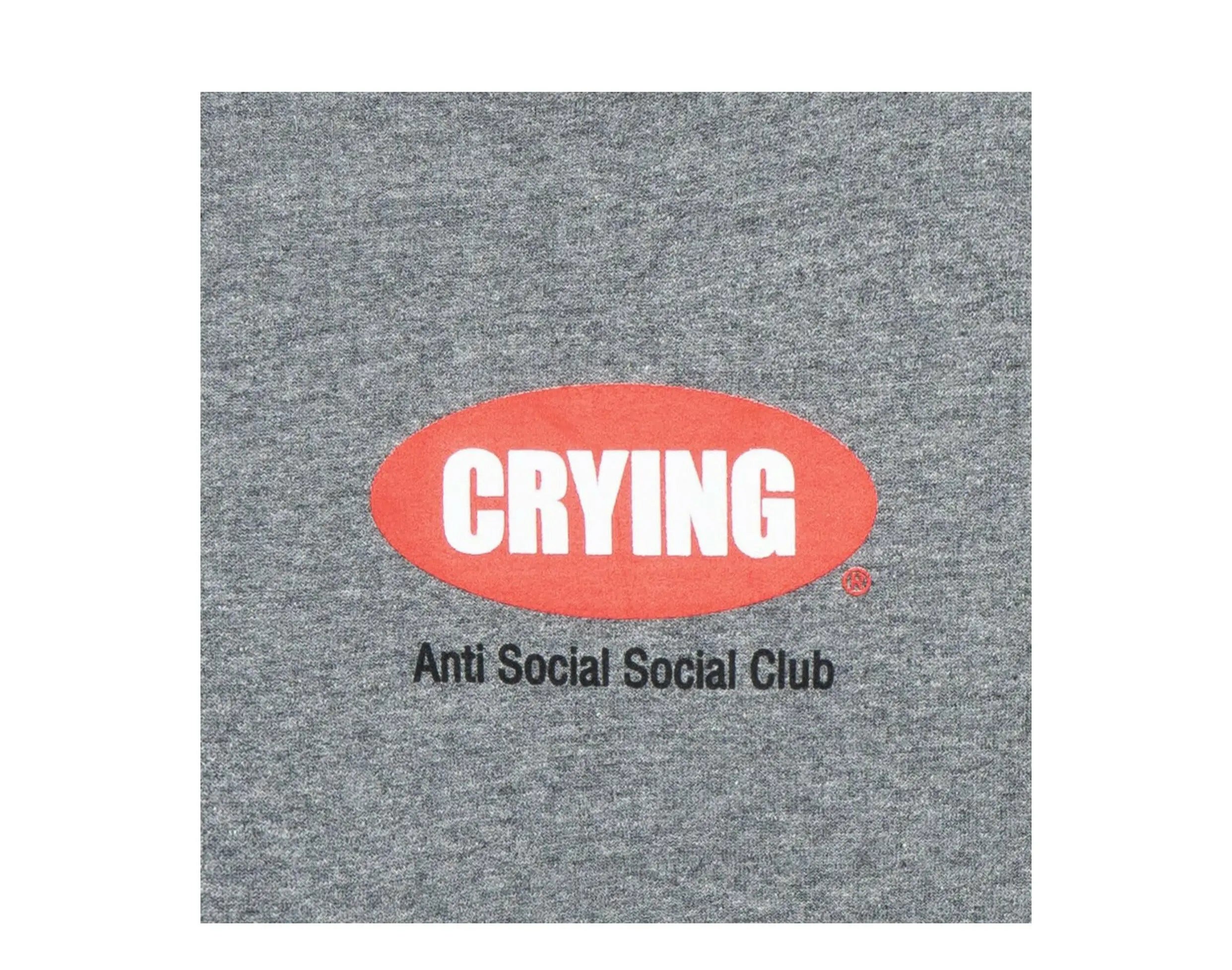 Anti Social Social Club Toy With Me Men's Cotton Fleece Grey