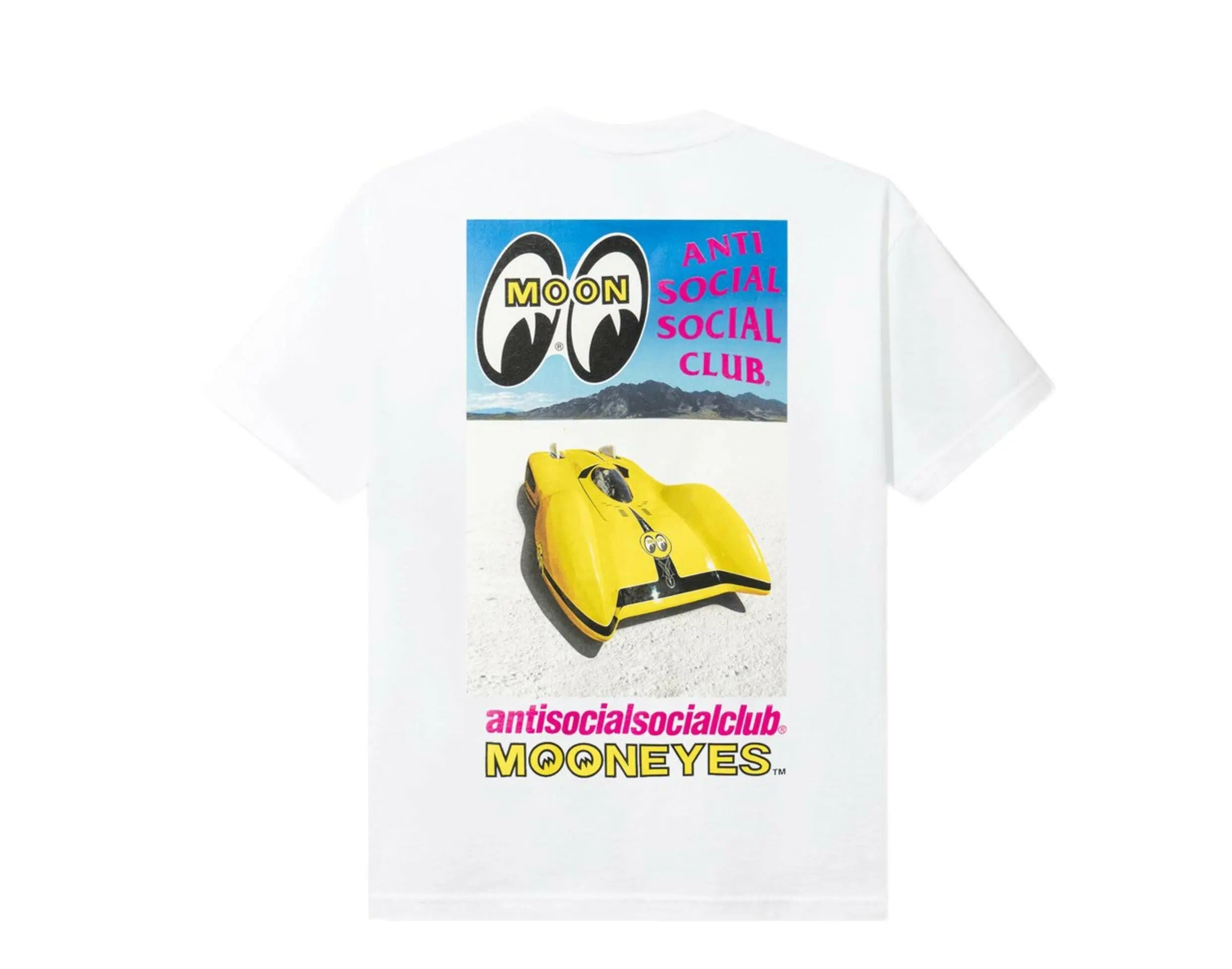Anti Social Social Club x Mooneyes Flats Photo Men T-Shirt White