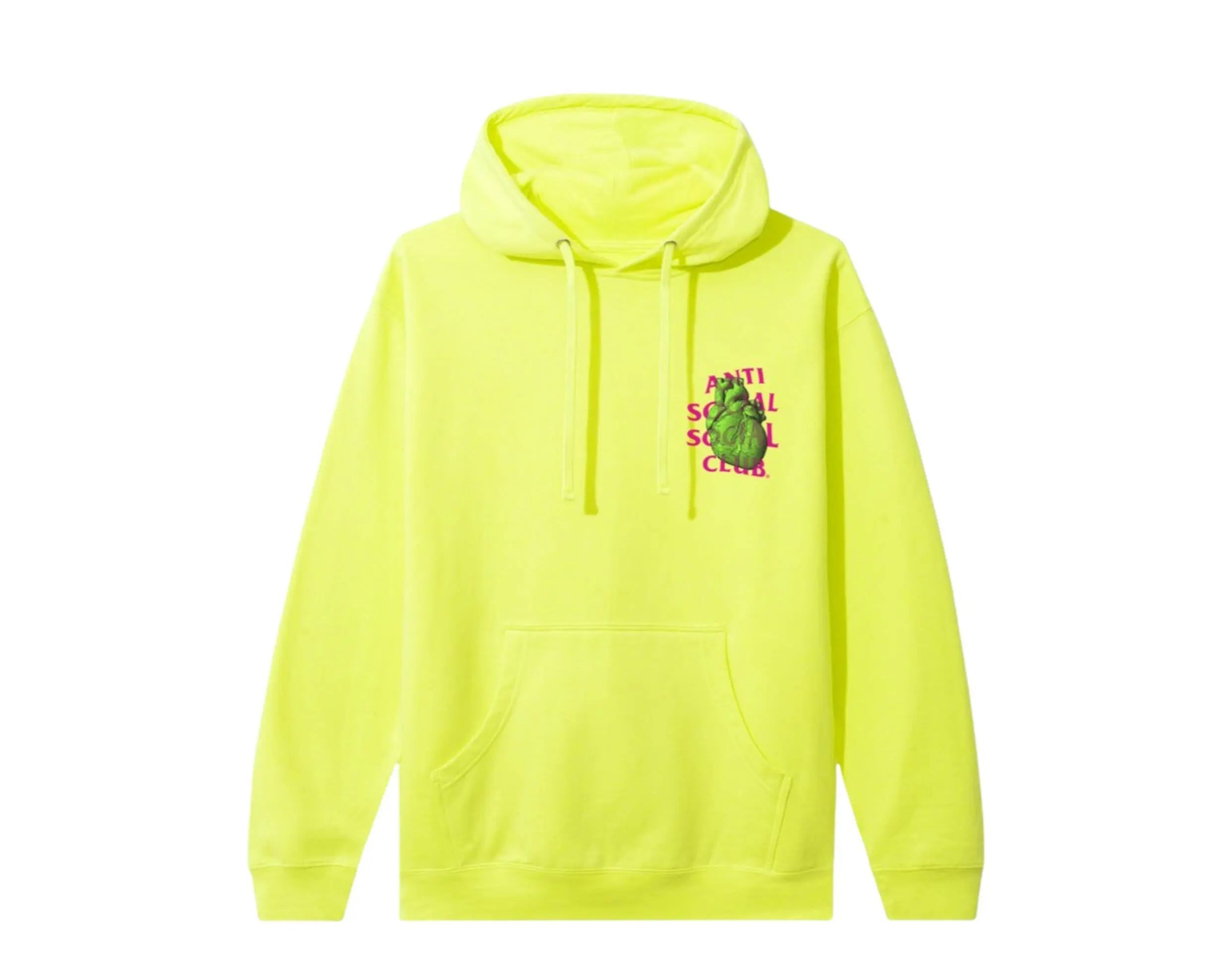 Anti Social Social Club PulseCheck Men's Fleece SafetyYellow