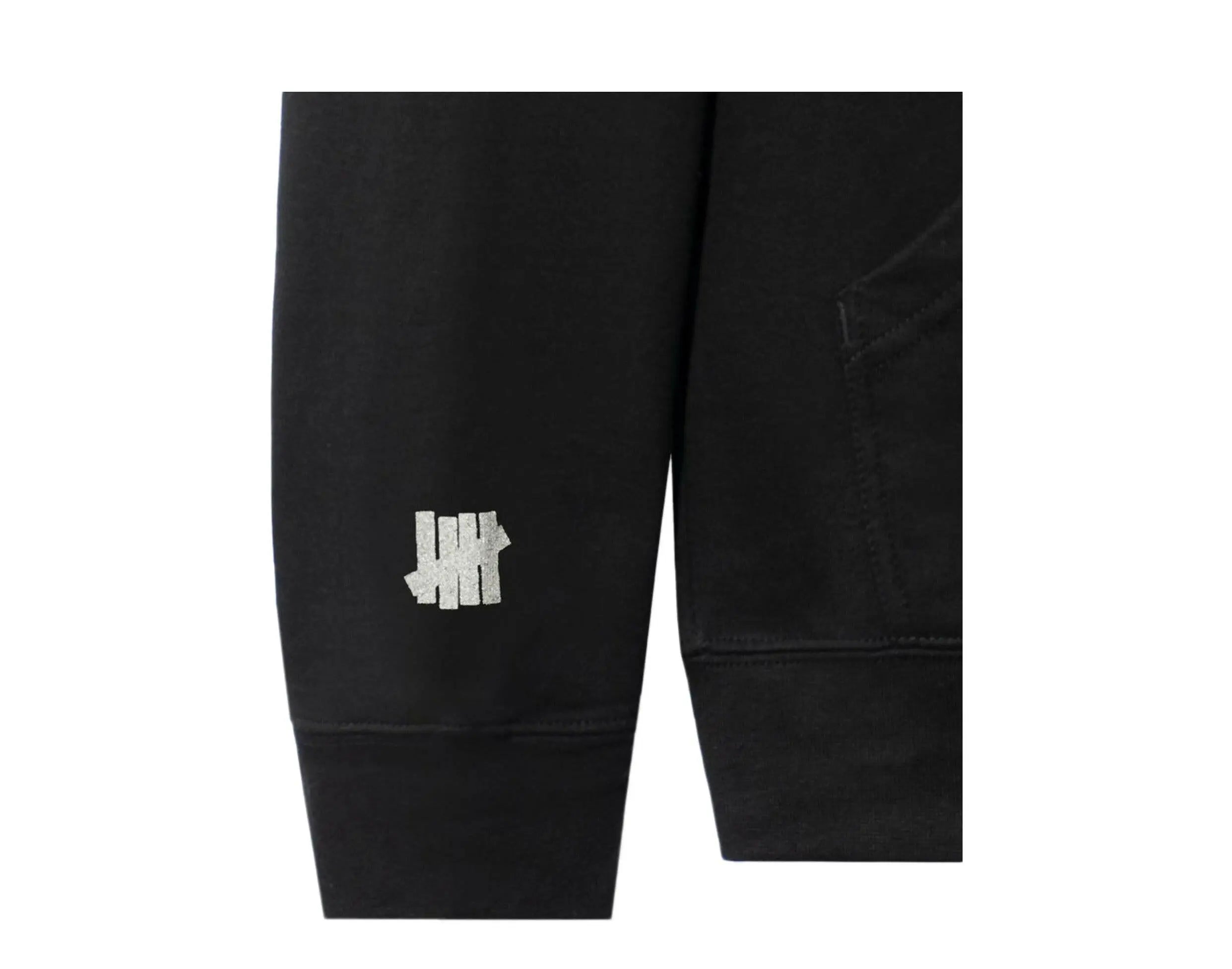 Anti Social Social Club x Undefeated Paranoid Men's Cotton Fleece Black Hoodie