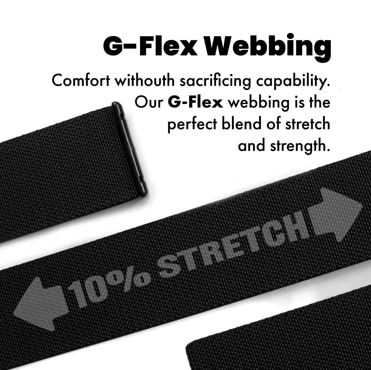 G-Flex ISO 2.0 Gunmetal Belt 1.5"