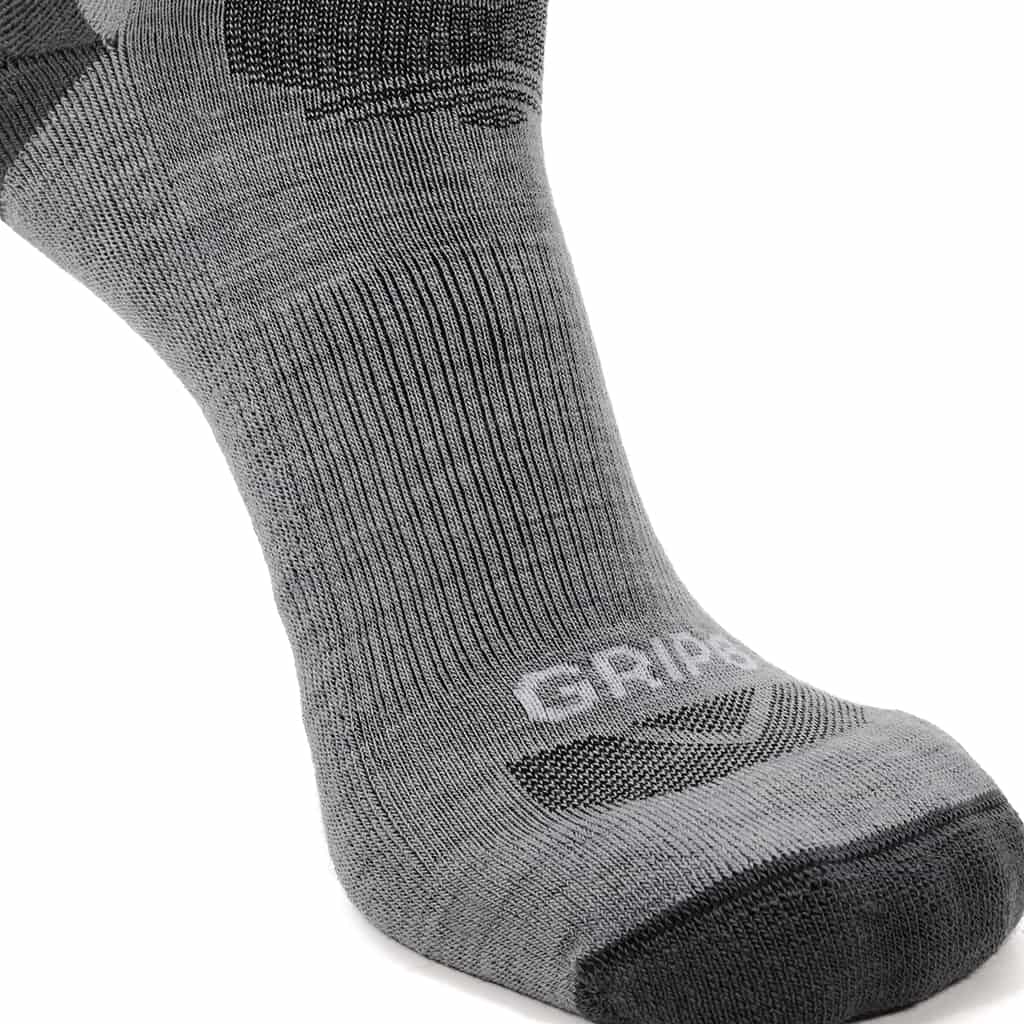 3 Pack Ash - Casual Crew Midweight Merino Wool Sock