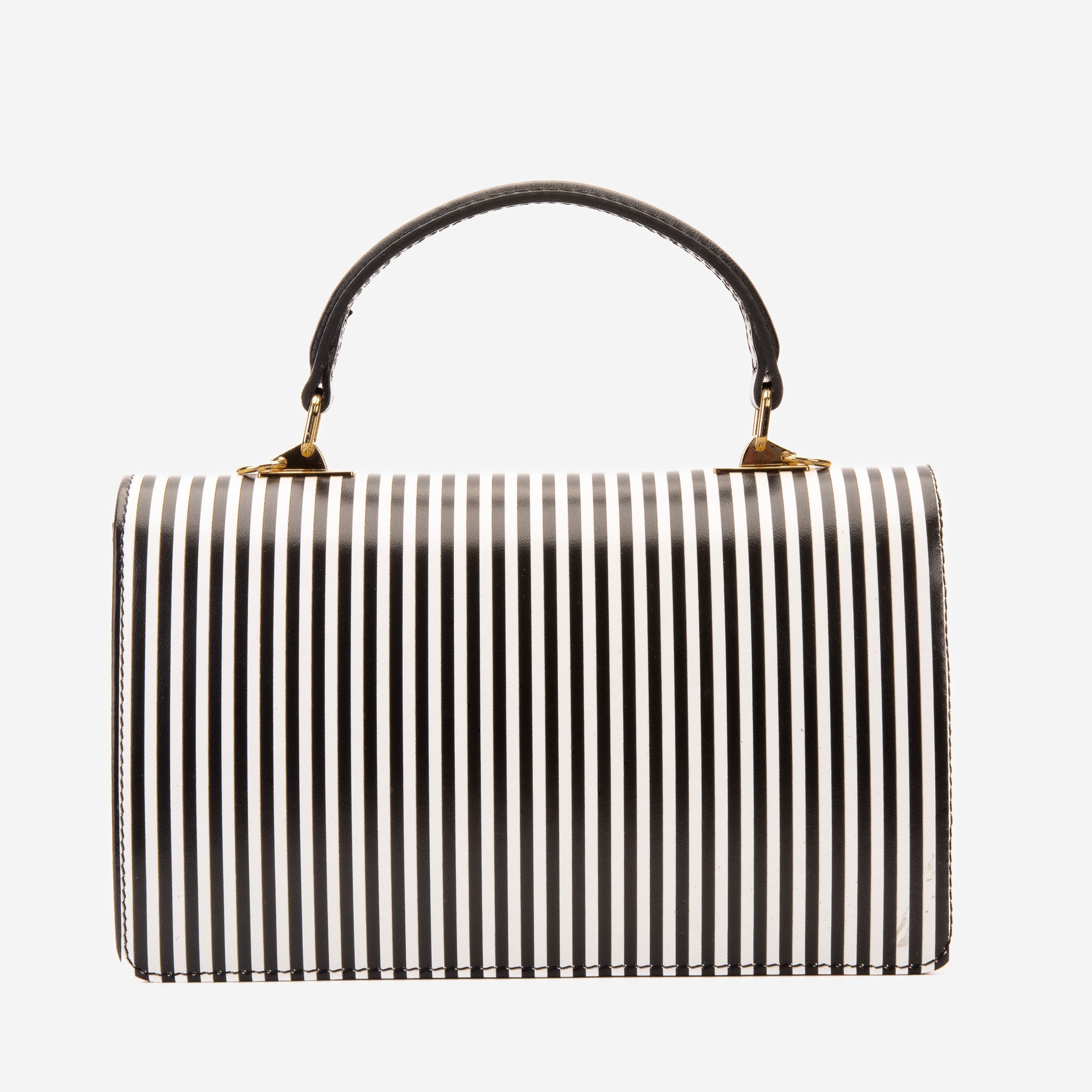 The Santa Amaro Striped Leather Handbag
