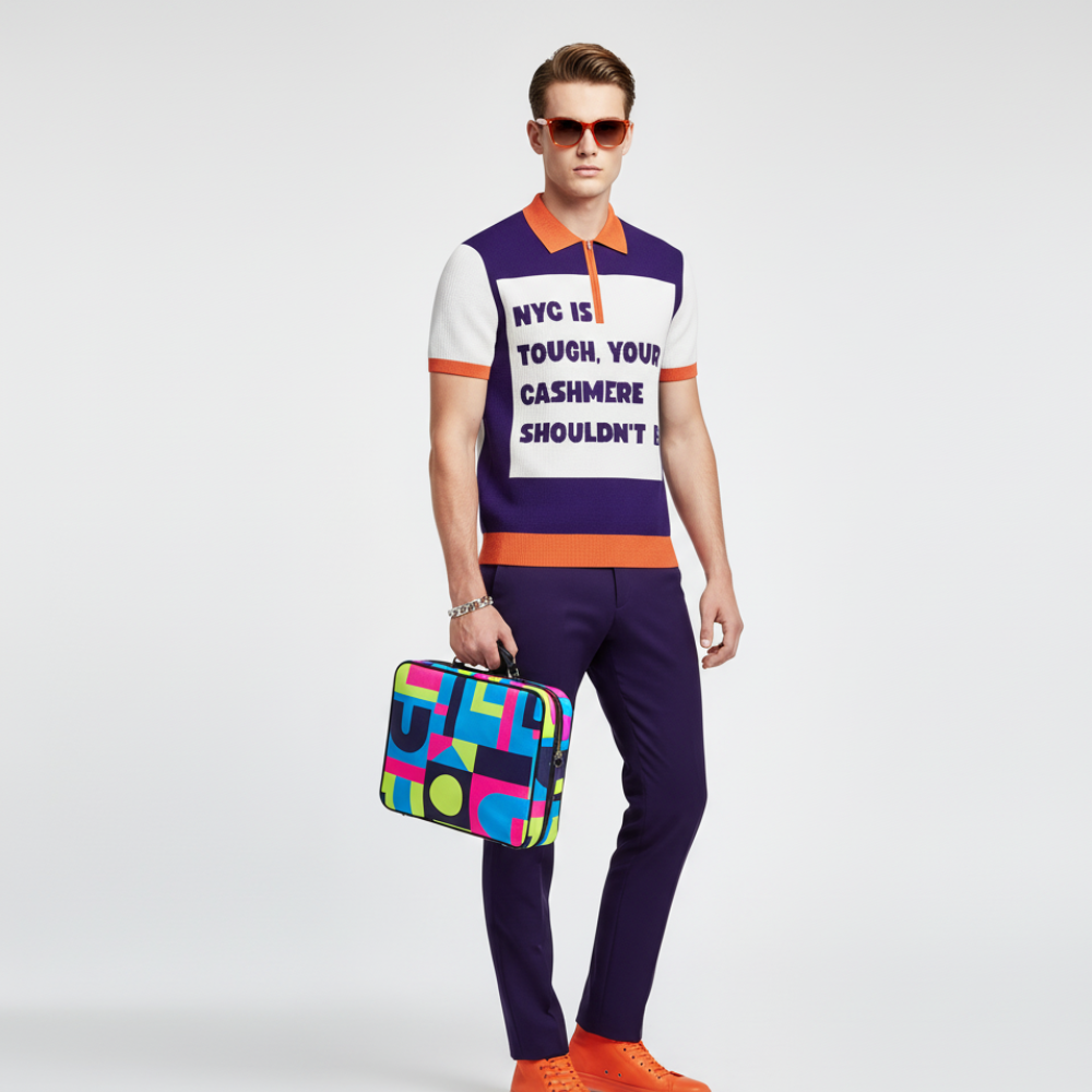 BYMANYC New York Brooklyn Cashmere Polo Shirt Cashmere