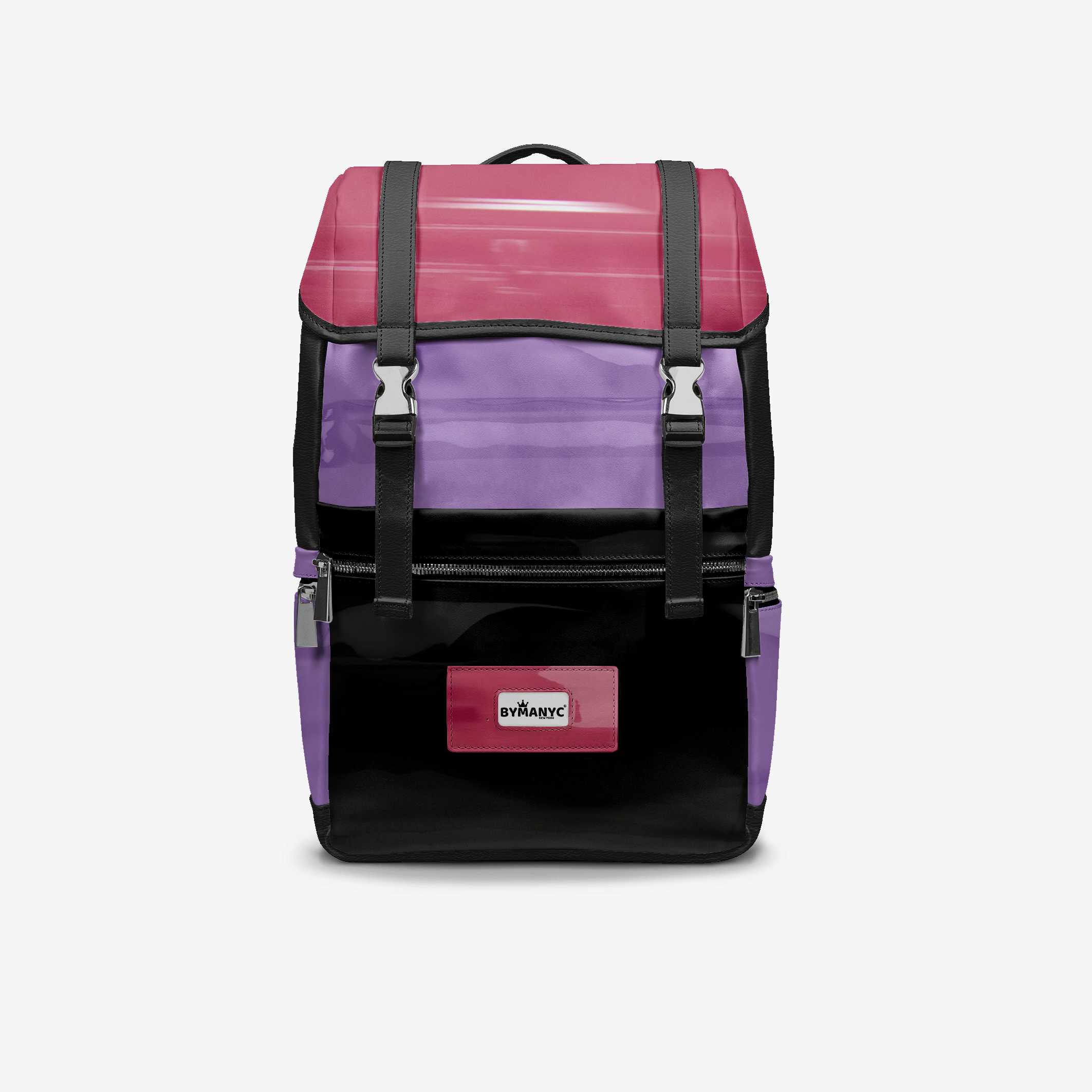 BYMANYC ® New York – NYC COUTURE Backpack in Berry & Violet Storm