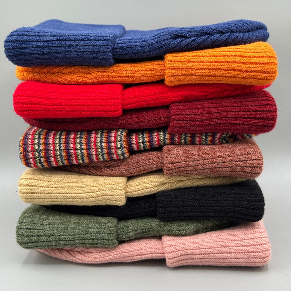 Haakwear Kids Luxury Knit Cuffed Beanies Soft Warm