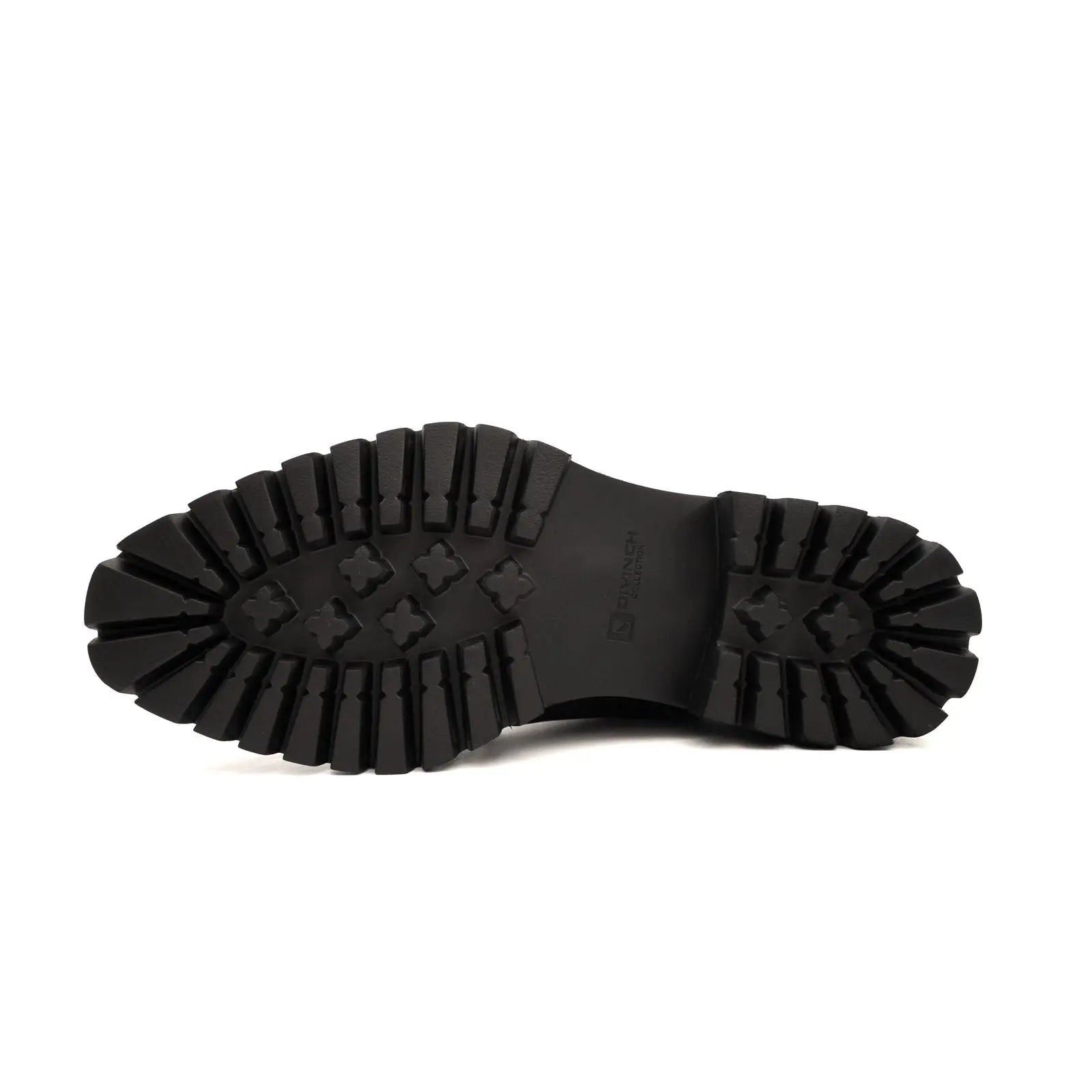 Divinch Double Monk Calfskin Premium Black Lug Sole Boot