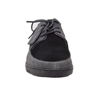 Thumbnail for British Walkers Westminster Vintage Bally Style Men's Leather and Suede Low Top Sneakers with durable rubber outsole for traction