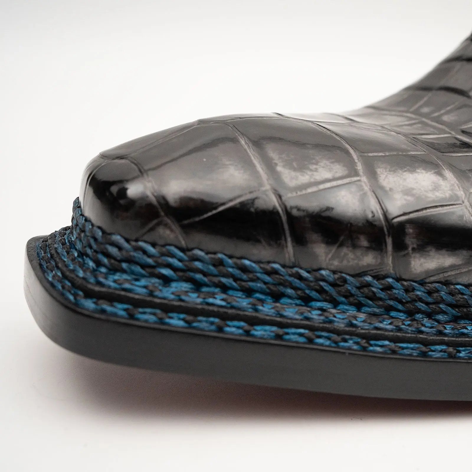 Men’s Crocodile Leather Oxford Goodyear Norwegian 8018