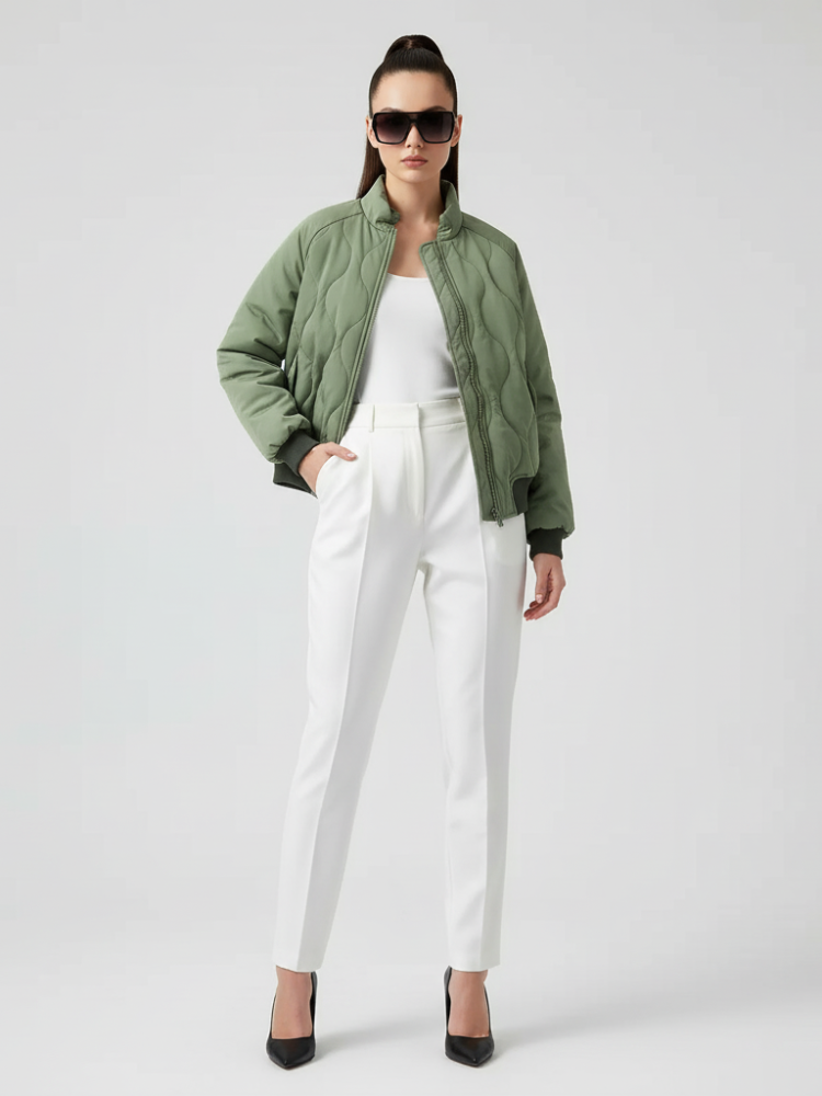 BYMANYC Wall Street Women’s PremiumLine Bomber Jacket