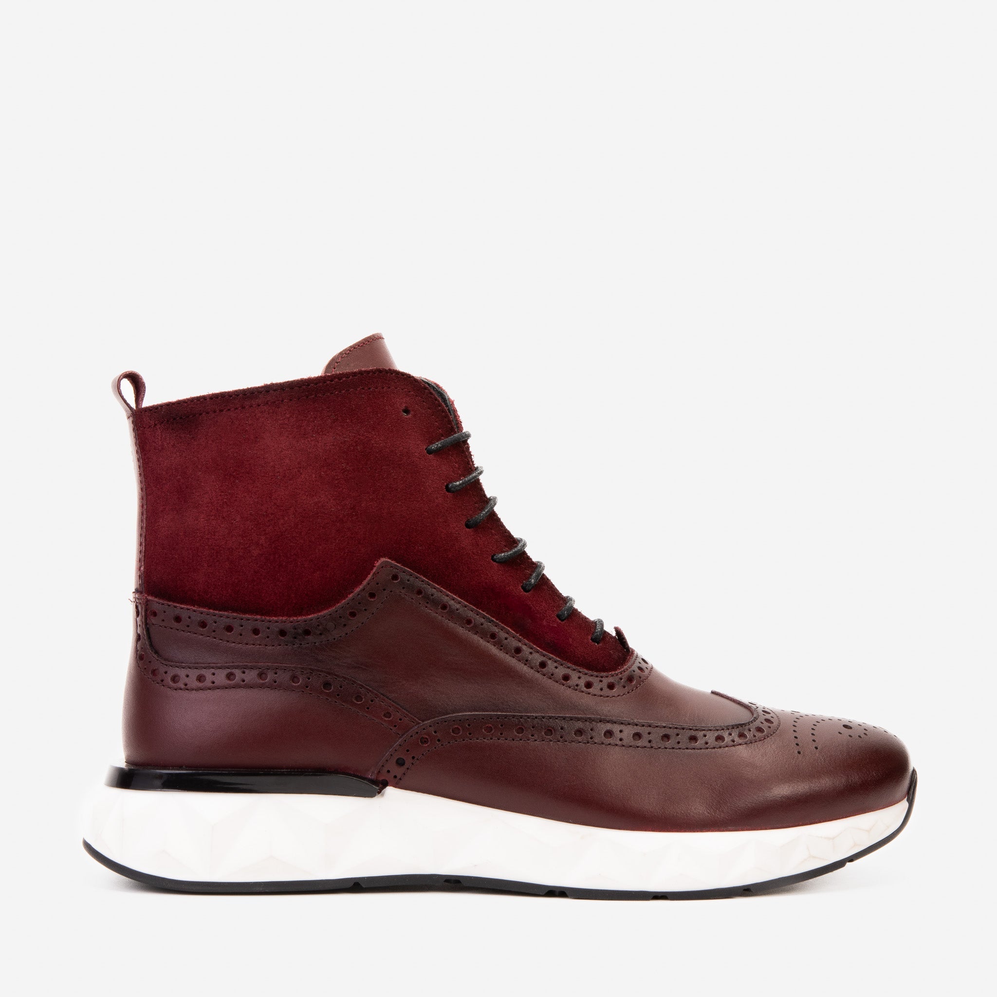 The Regent Burgundy Leather Wingtip
Brogue Men Casual Boot