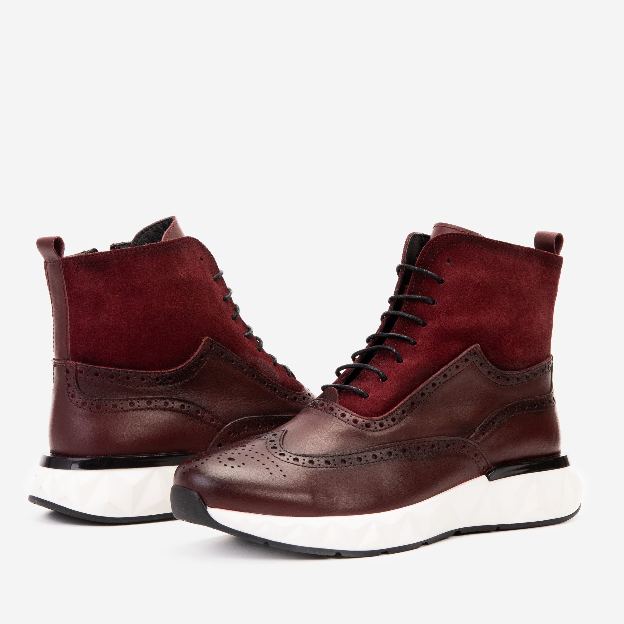 The Regent Burgundy Leather Wingtip
Brogue Men Casual Boot