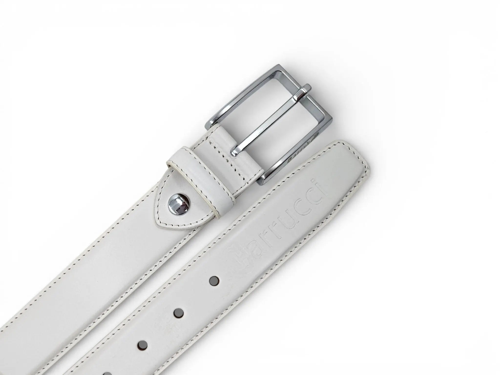 Carrucci Burnished Calfskin Belt Calfskin Leather KC1