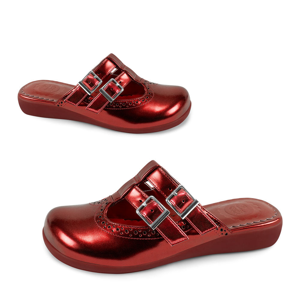 Chocolaticas® Chrome Crush Crimson Women's Clog