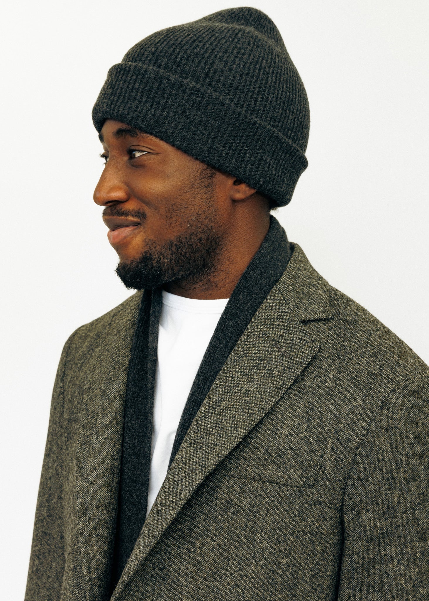 American Trench Todd And Duncan Double Knit Cashmere Beanie Scottish