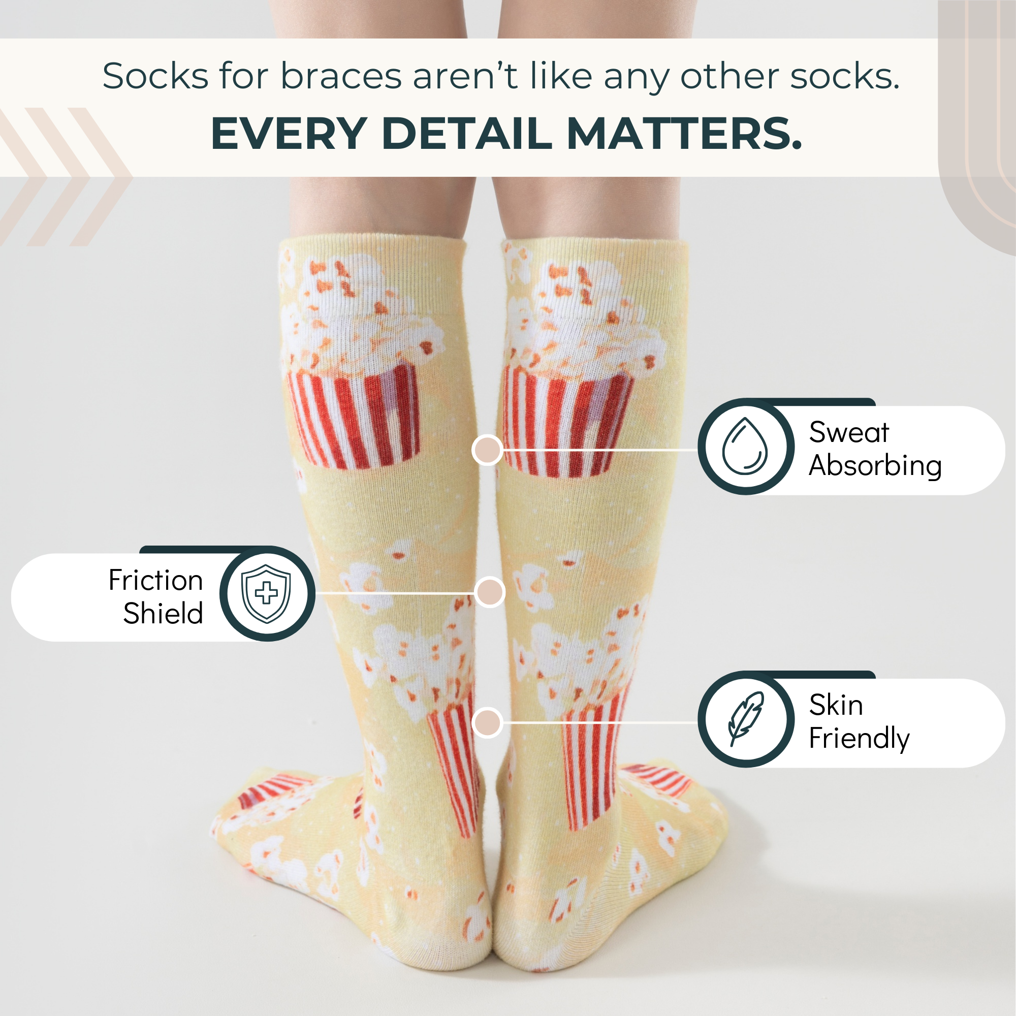 LAIROS Cinema Pop Socks