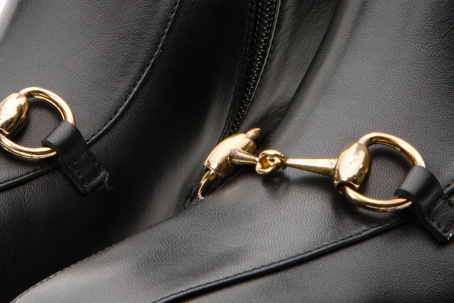 The Bukres Black Leather Block Heel Women Boot