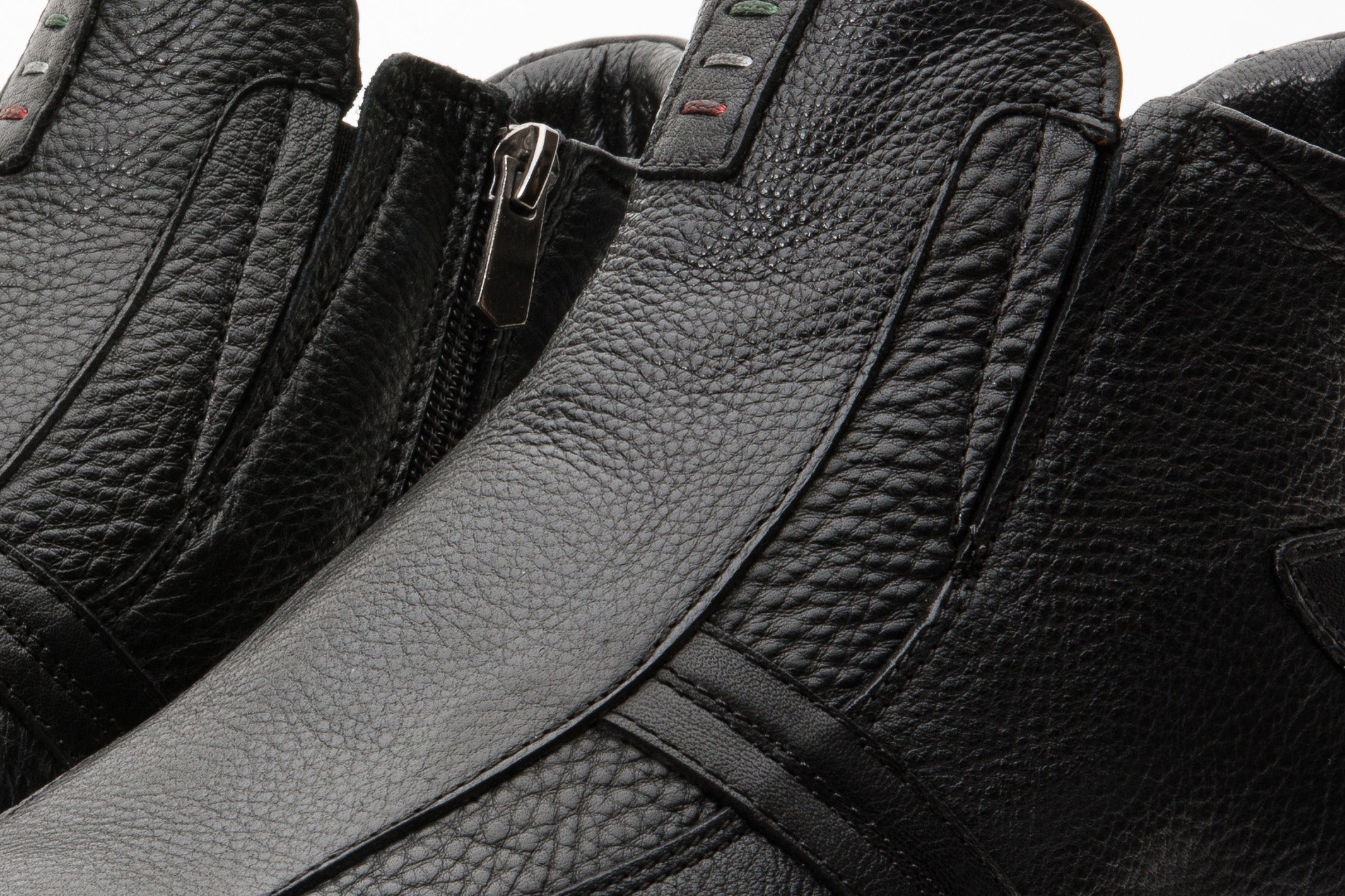 The Montreal Black Leather Casual Zip-Up Ankle Men Boot