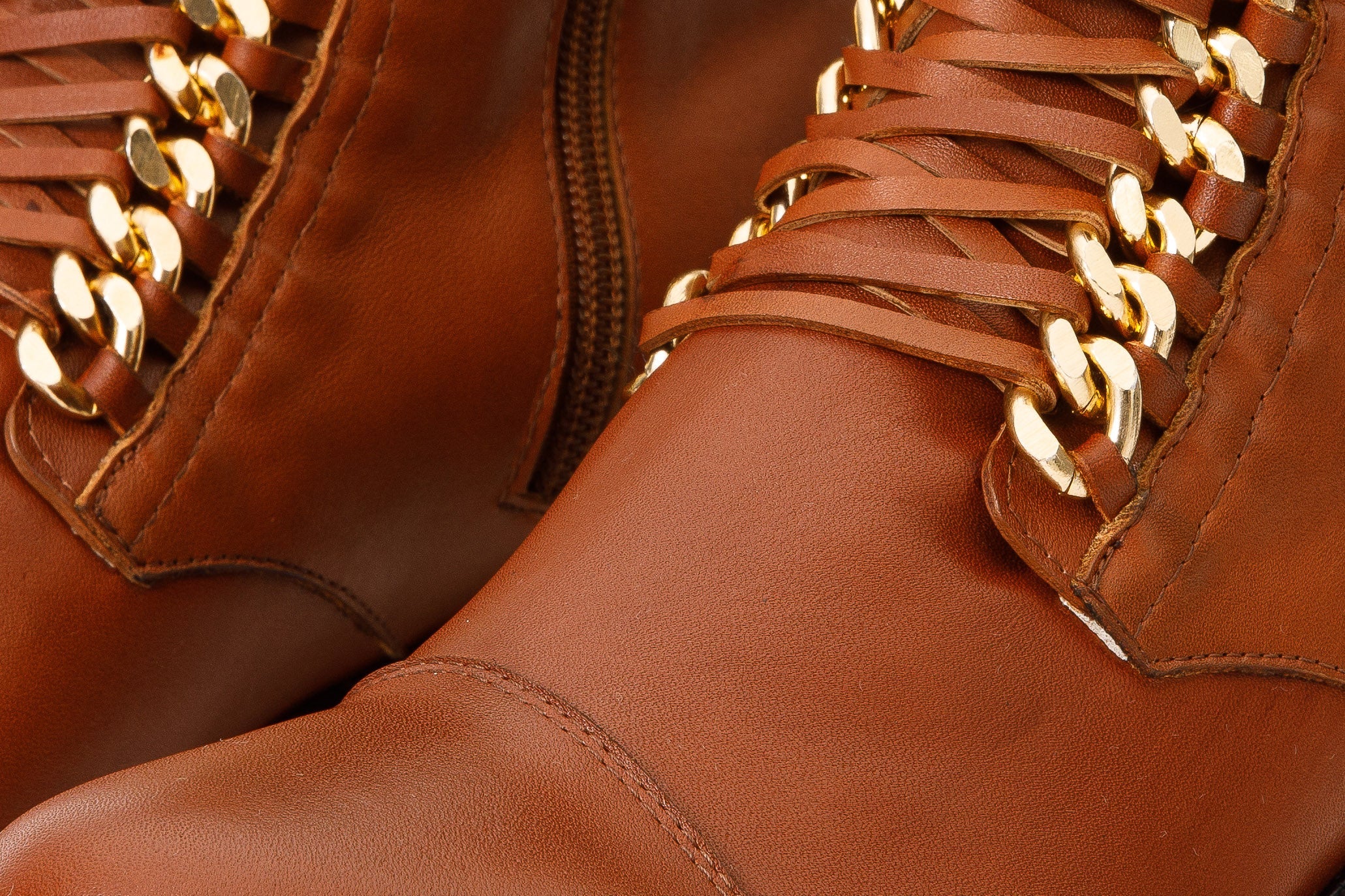 The Tuna Tan Leather Mid Calf Women Boot