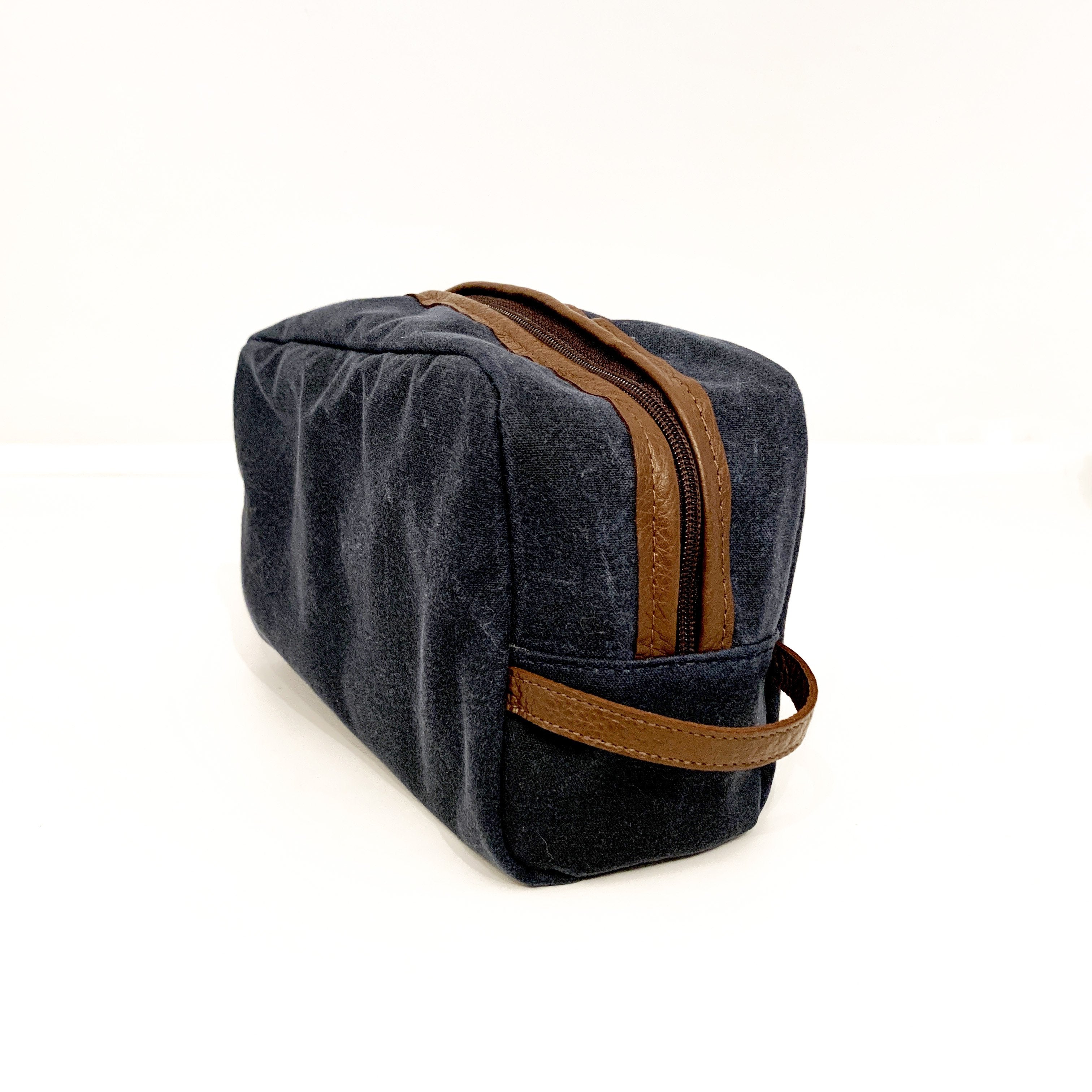 Waxed Canvas Dopp Kit