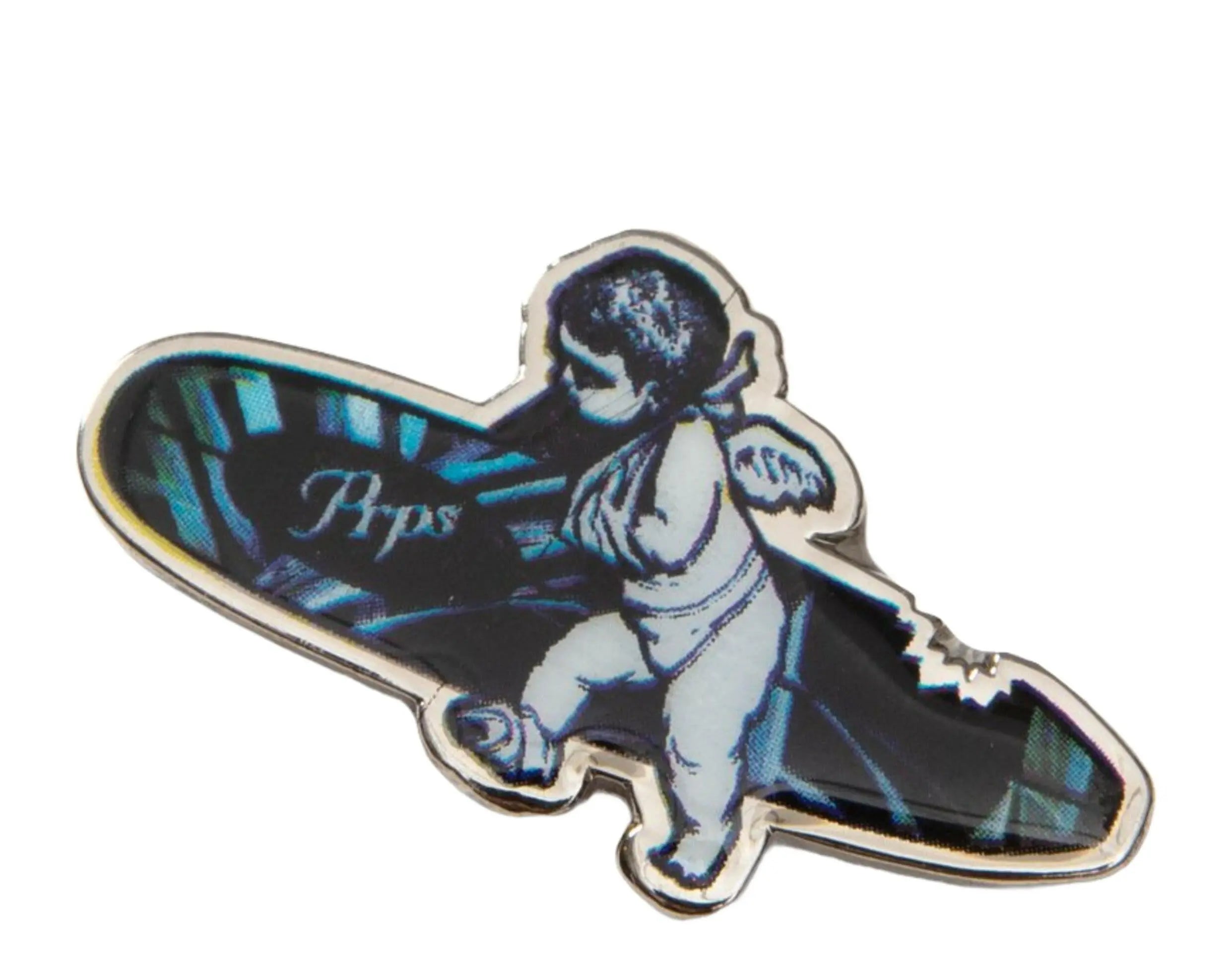 Prps Surf Lapel Pin Nickel