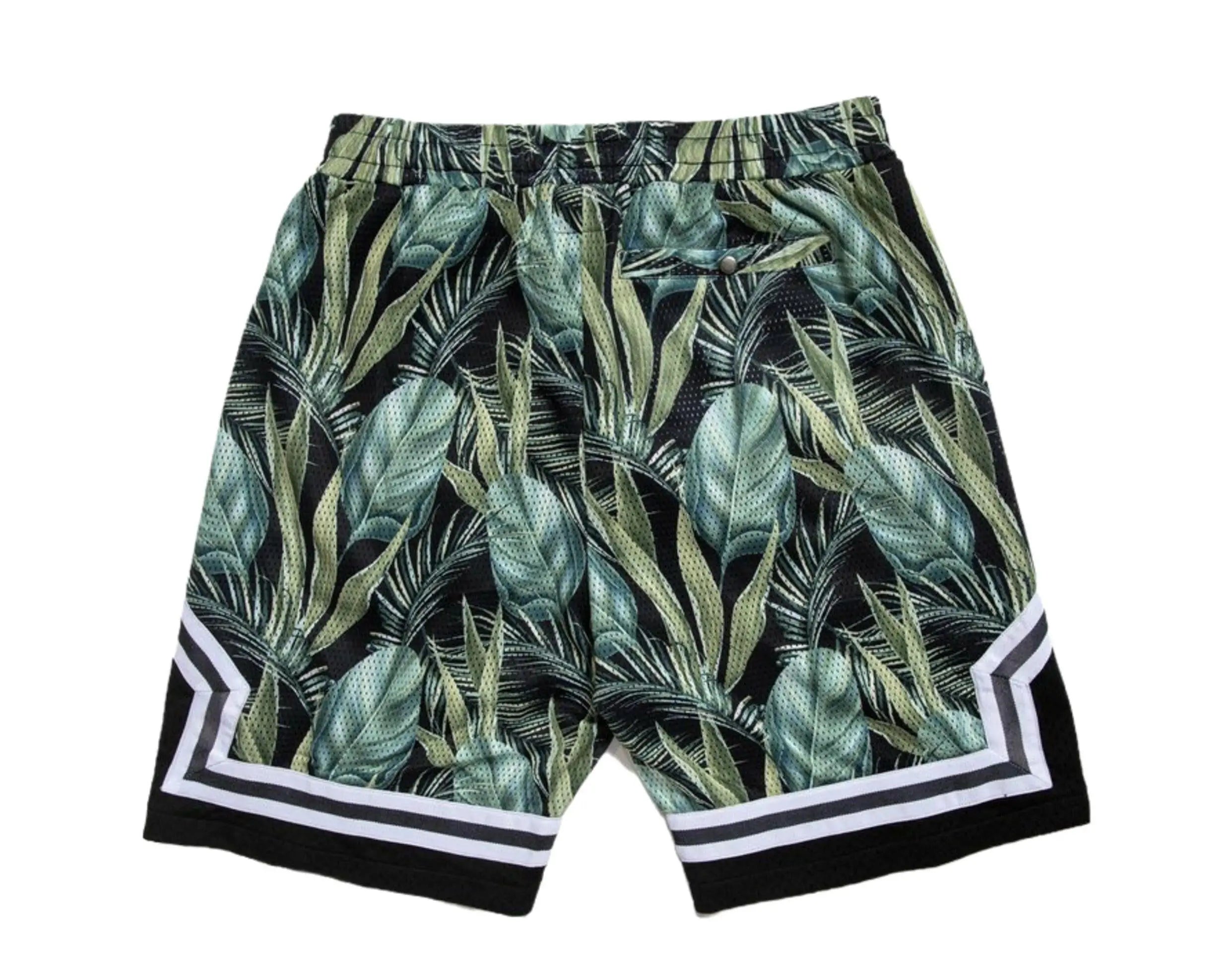 PRPS Palm Print Allover Performance Shorts Men's Mesh