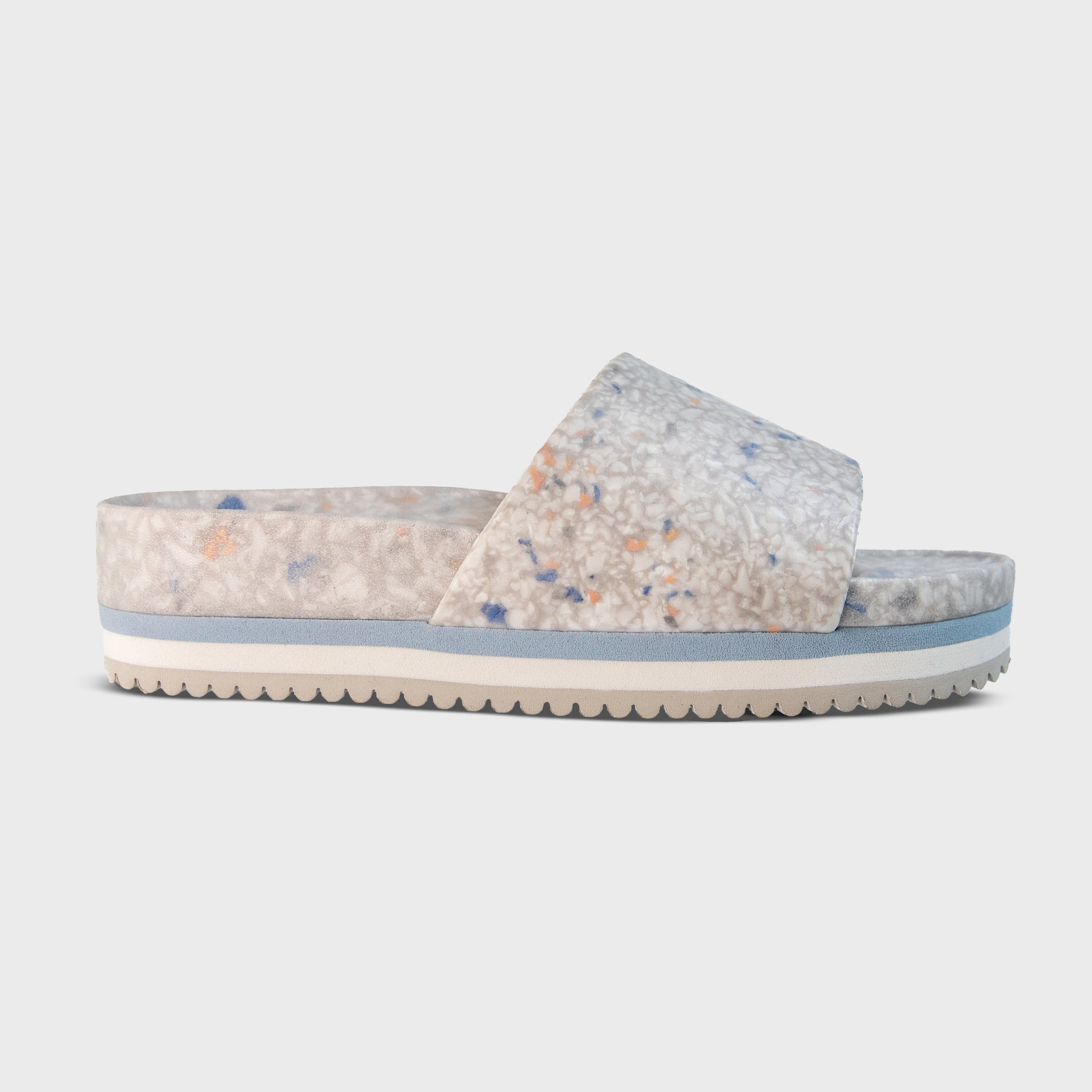 East Beach Slide Platform - Faded Denim
