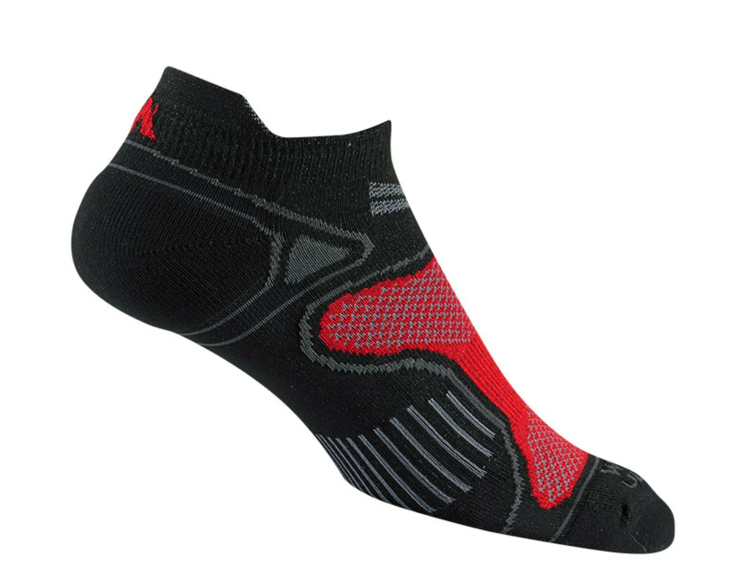 WigWam Fortitude Pro Low Socks Cushioned Heel Toe Breathable Mesh