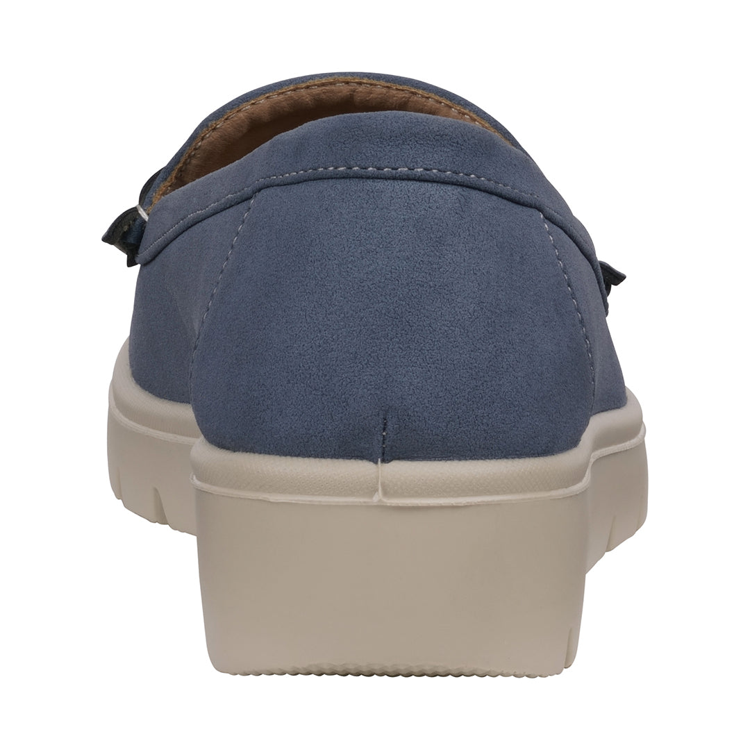 GC Shoes Women's Fallon Blue Penny SlipOn Loafer Flats