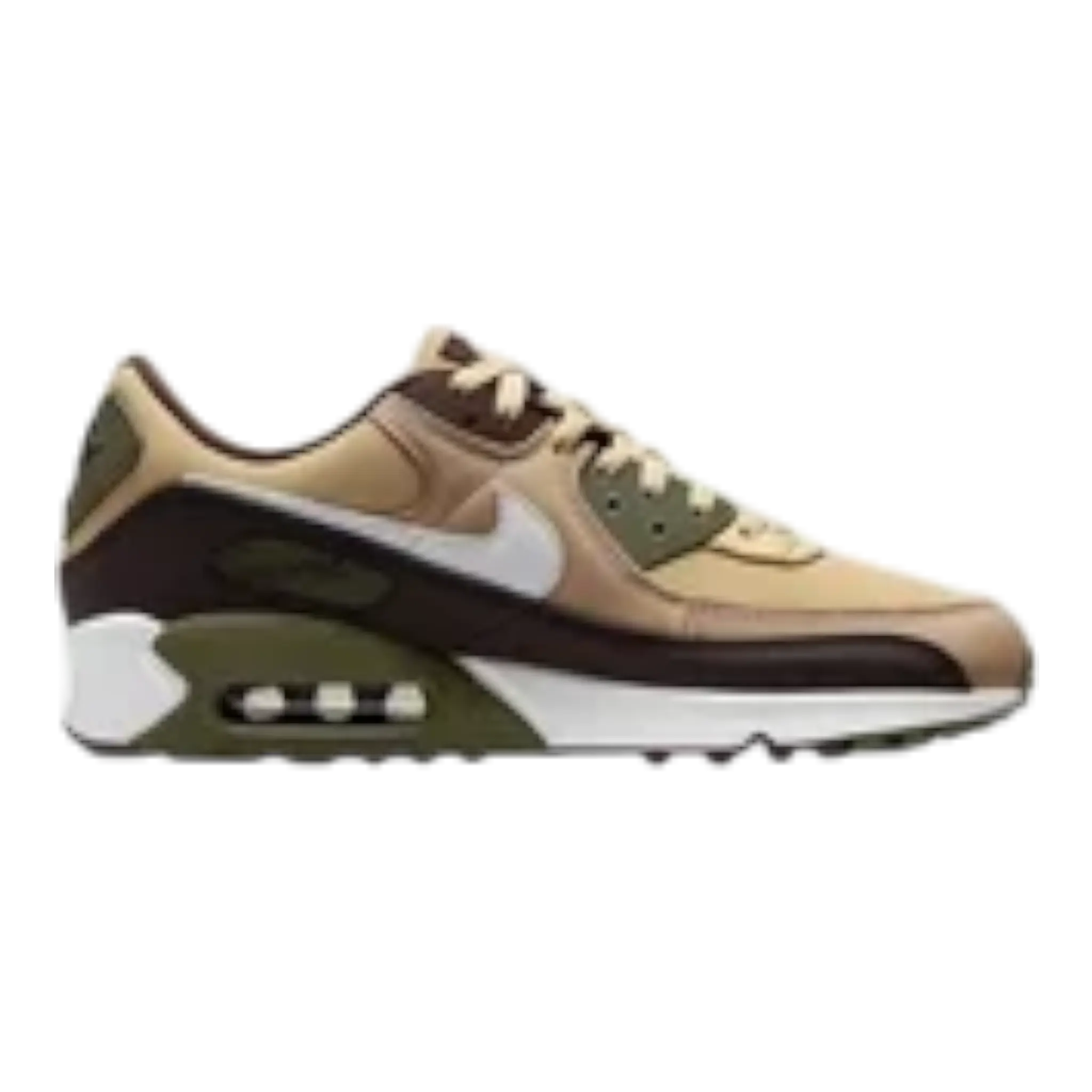 Nike Air Max 90 Sneakers Men's Leather Upper Tan FB9658-