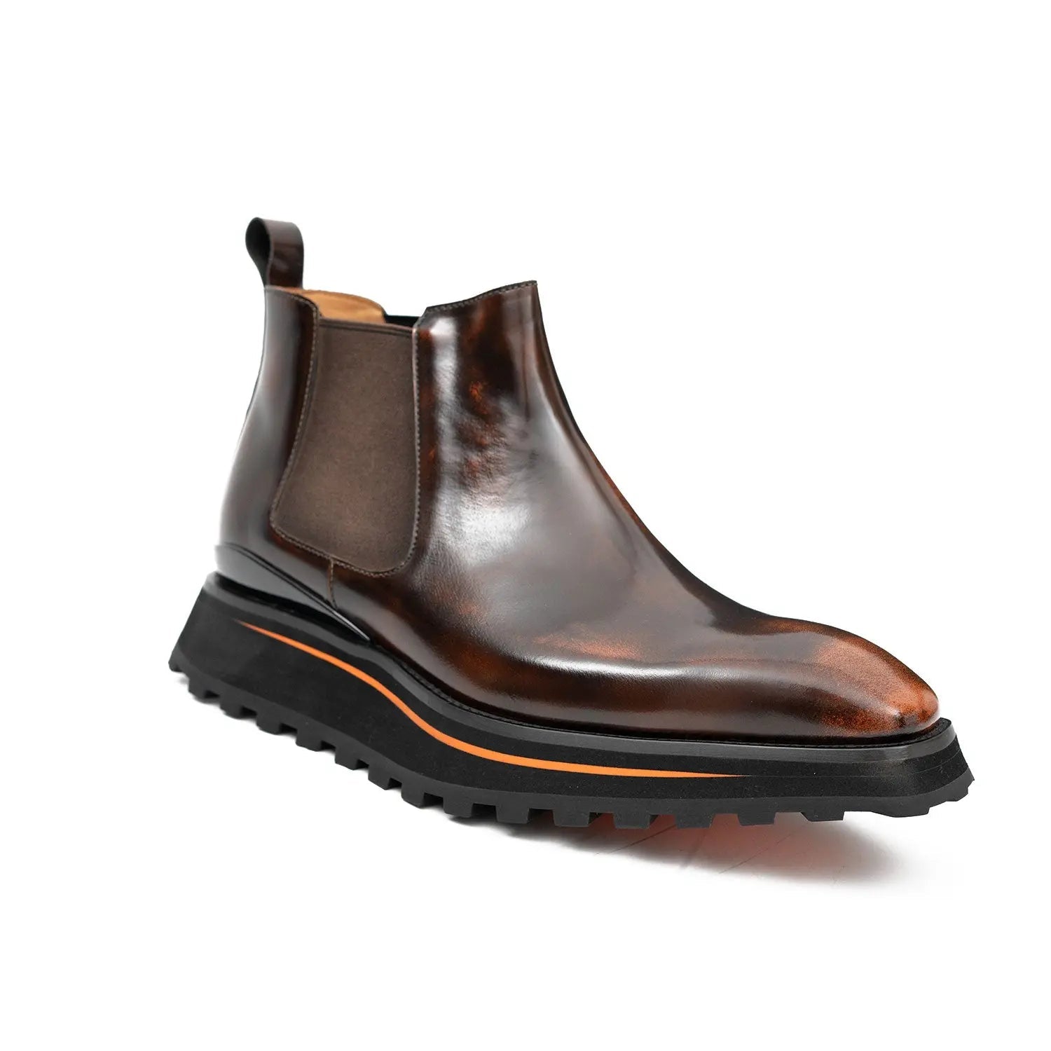 Thick-Soled Chelsea Boot Men’s Calf Leather 2898KD