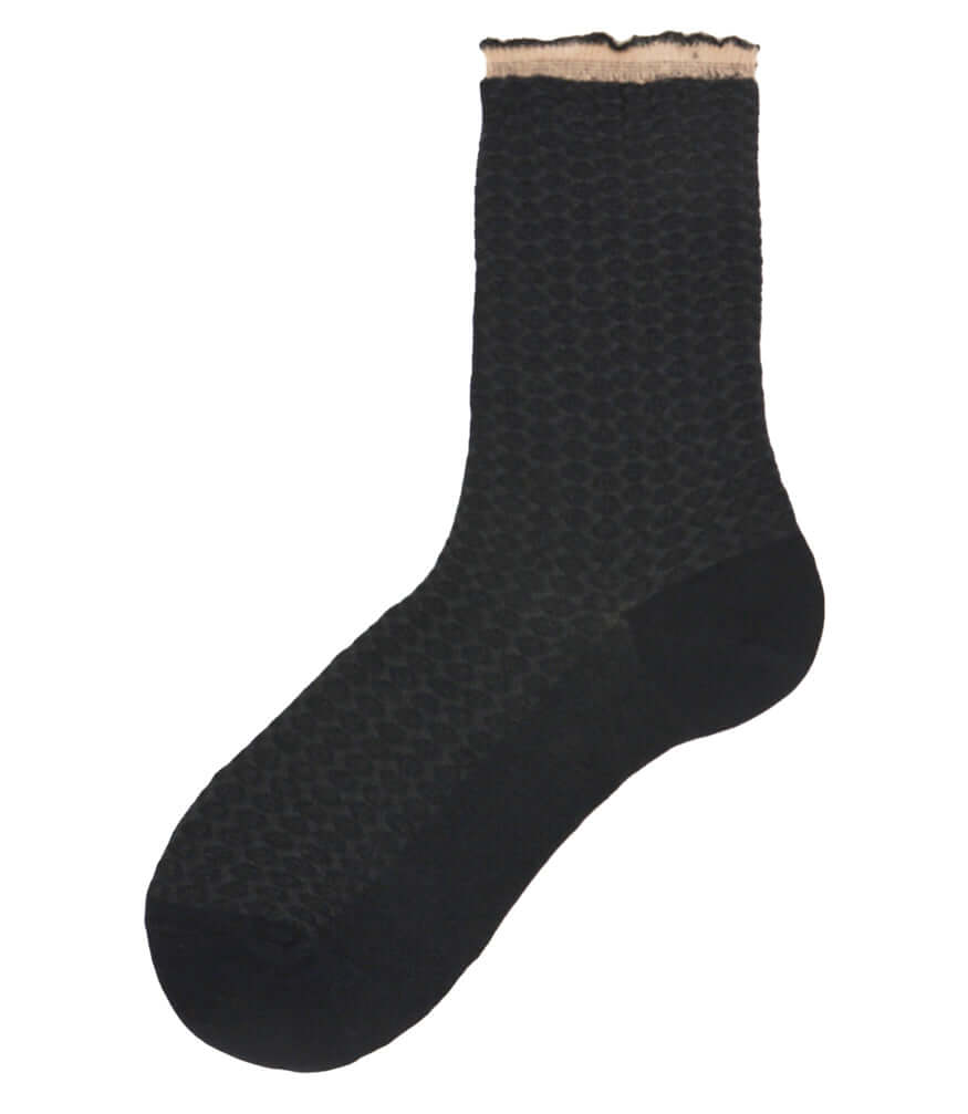 Madison Maison Alto Milano Black Gilma Short Socks