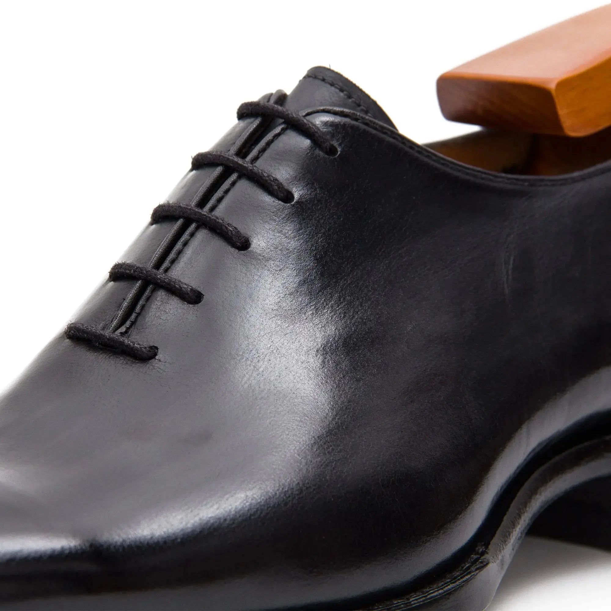 Seamless Goodyear Oxford Dress Shoes Men's Calf Leather Black