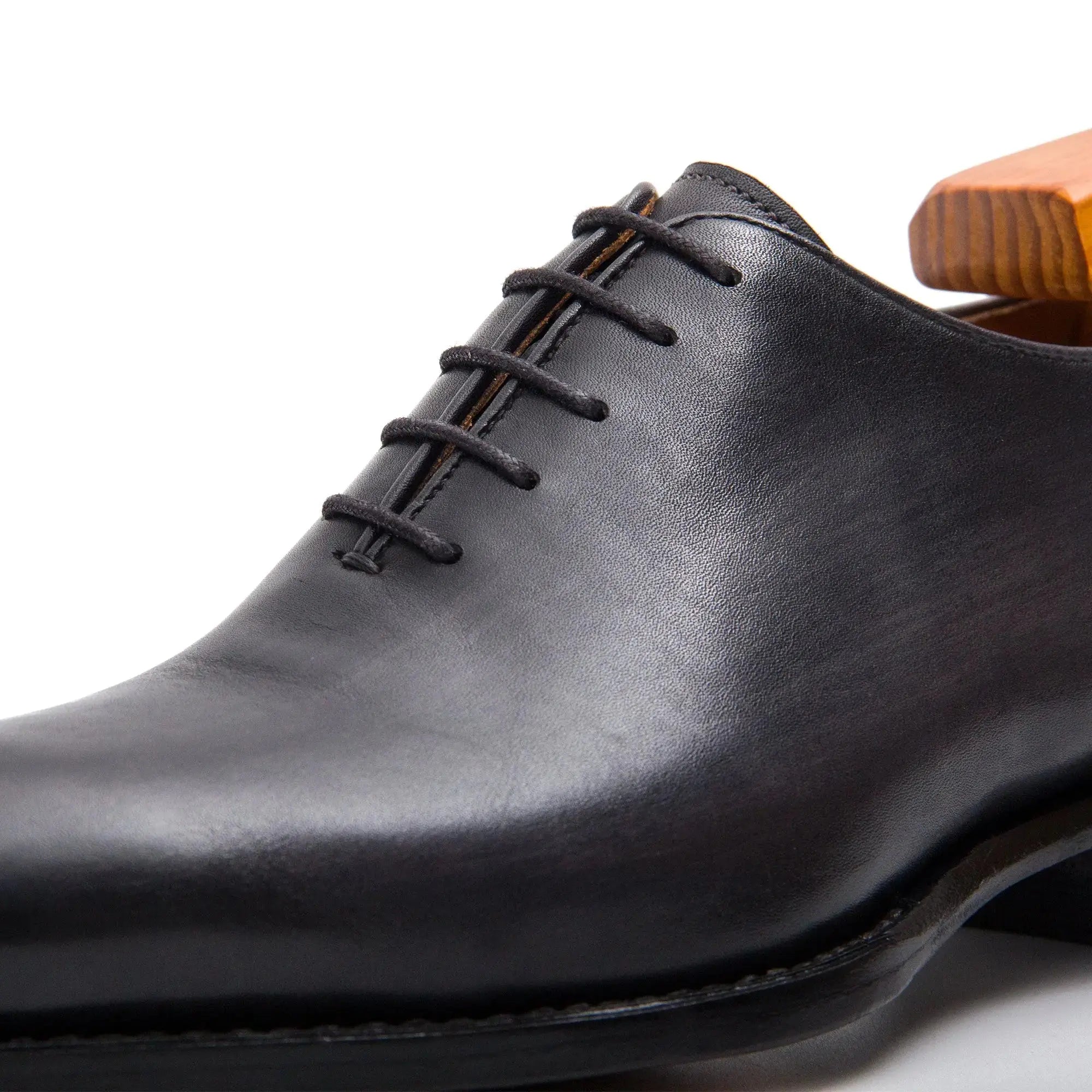 Lron Goodyear Oxford Dress Shoes Mens Calf Leather Gray