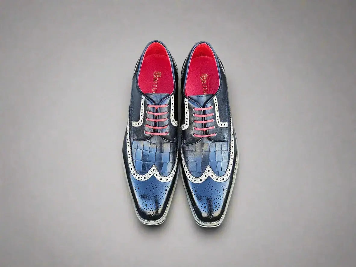 Carrucci Shoes Gorgeous Lace Up Oxford Men’s Leather KS51535