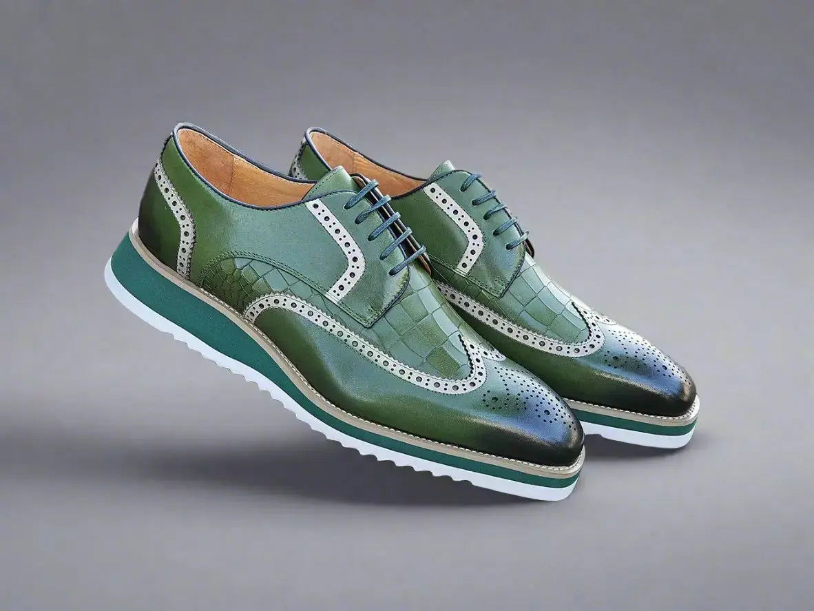 Carrucci Shoes Gorgeous Lace Up Oxford Men’s Leather KS51535