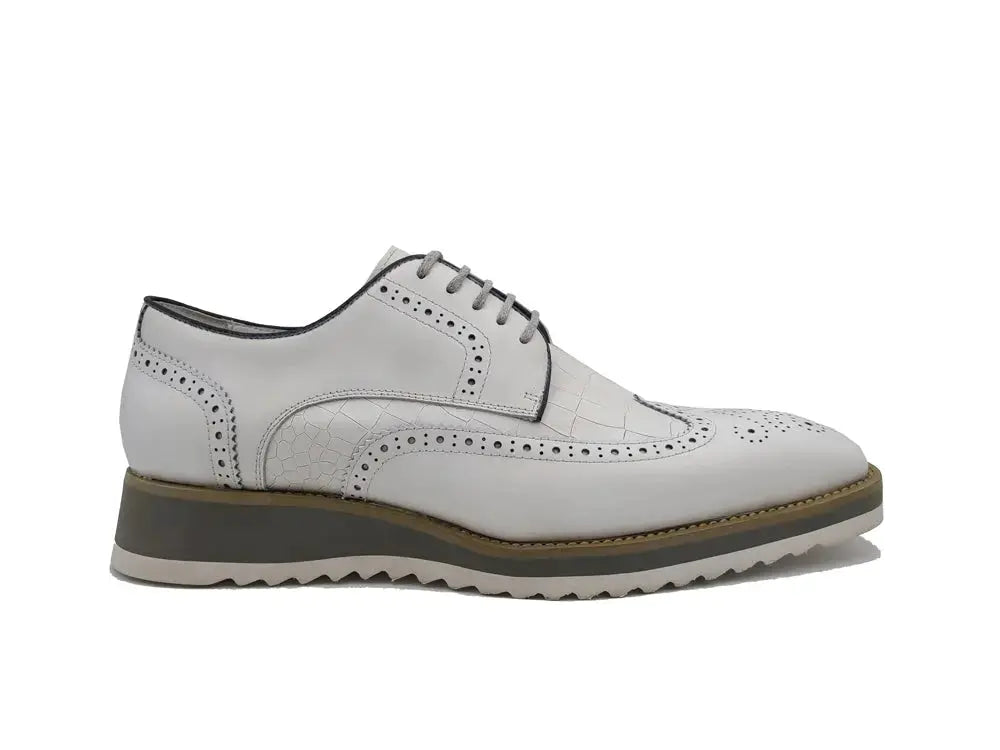 Carrucci Shoes Gorgeous Lace Up Oxford Men’s Leather KS51535